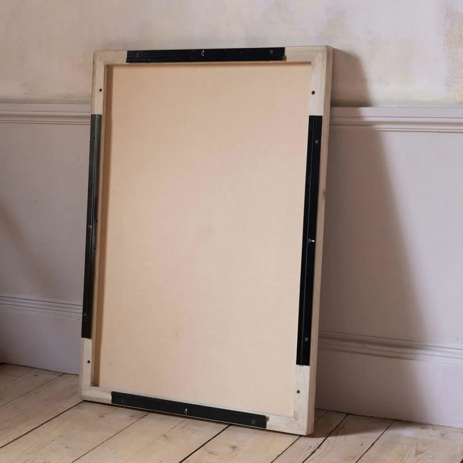 Curved Papier Mache Artwork - Mango Wood