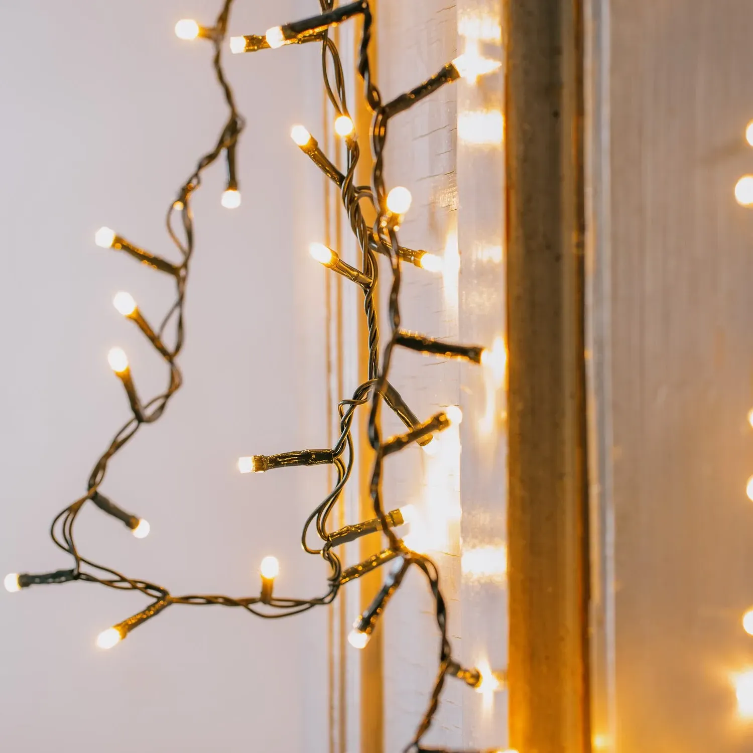 Dark Green Pink String Lights - Green