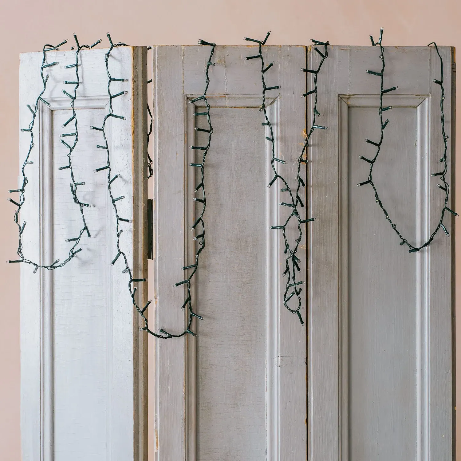 Dark Green Pink String Lights - Green