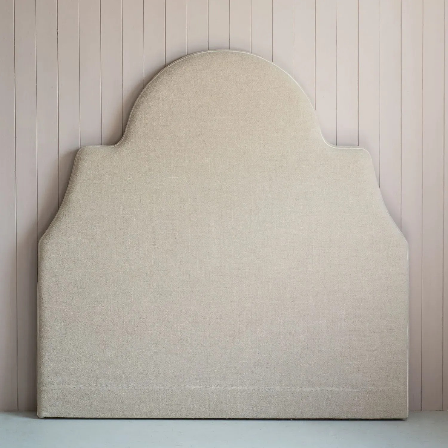 Darwin King Size Headboard - Natural, Linen