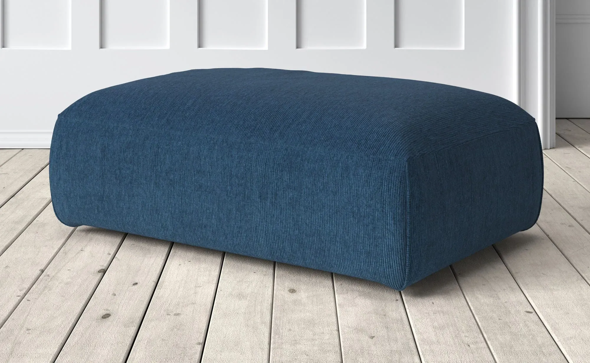 Dax Small Footstool - Blue image