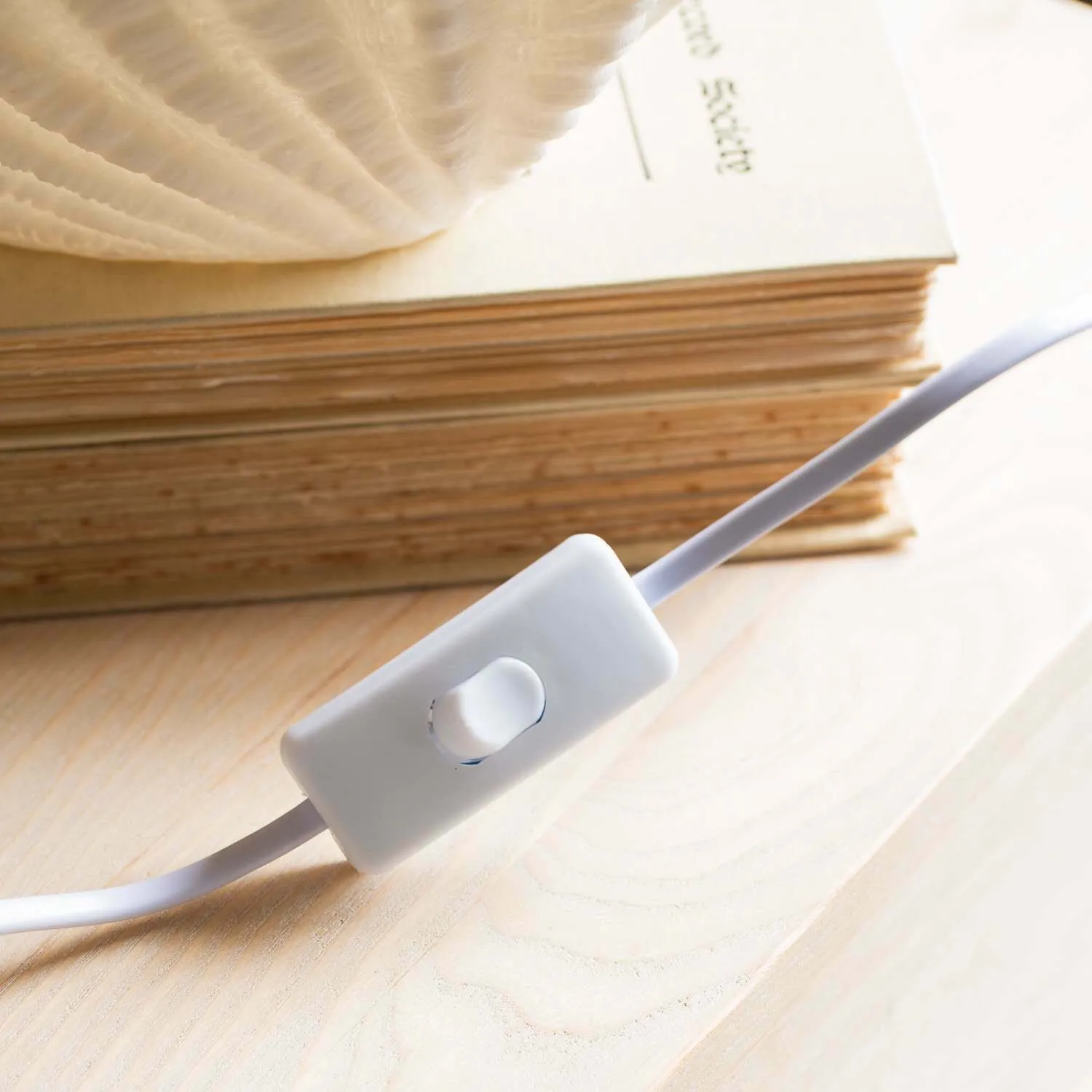 Decorative Shell Table Lamp - Stone Powder, Resin