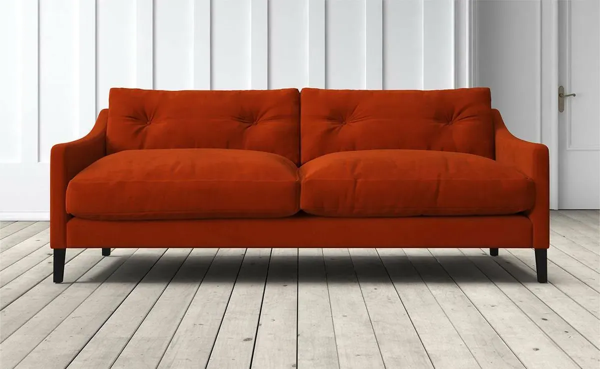 Deep Dream 3-Seater Sofa - Carnelian, Velvet image
