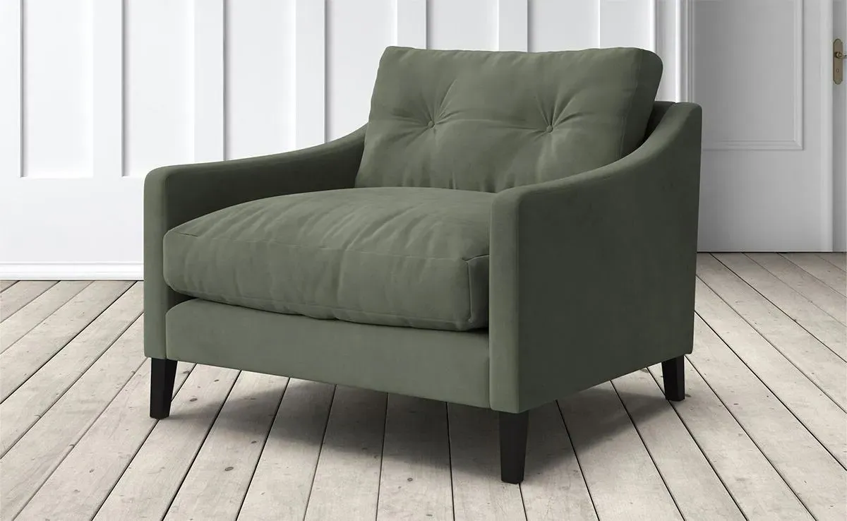 Deep Dream Loveseat - Duck Egg, Velvet