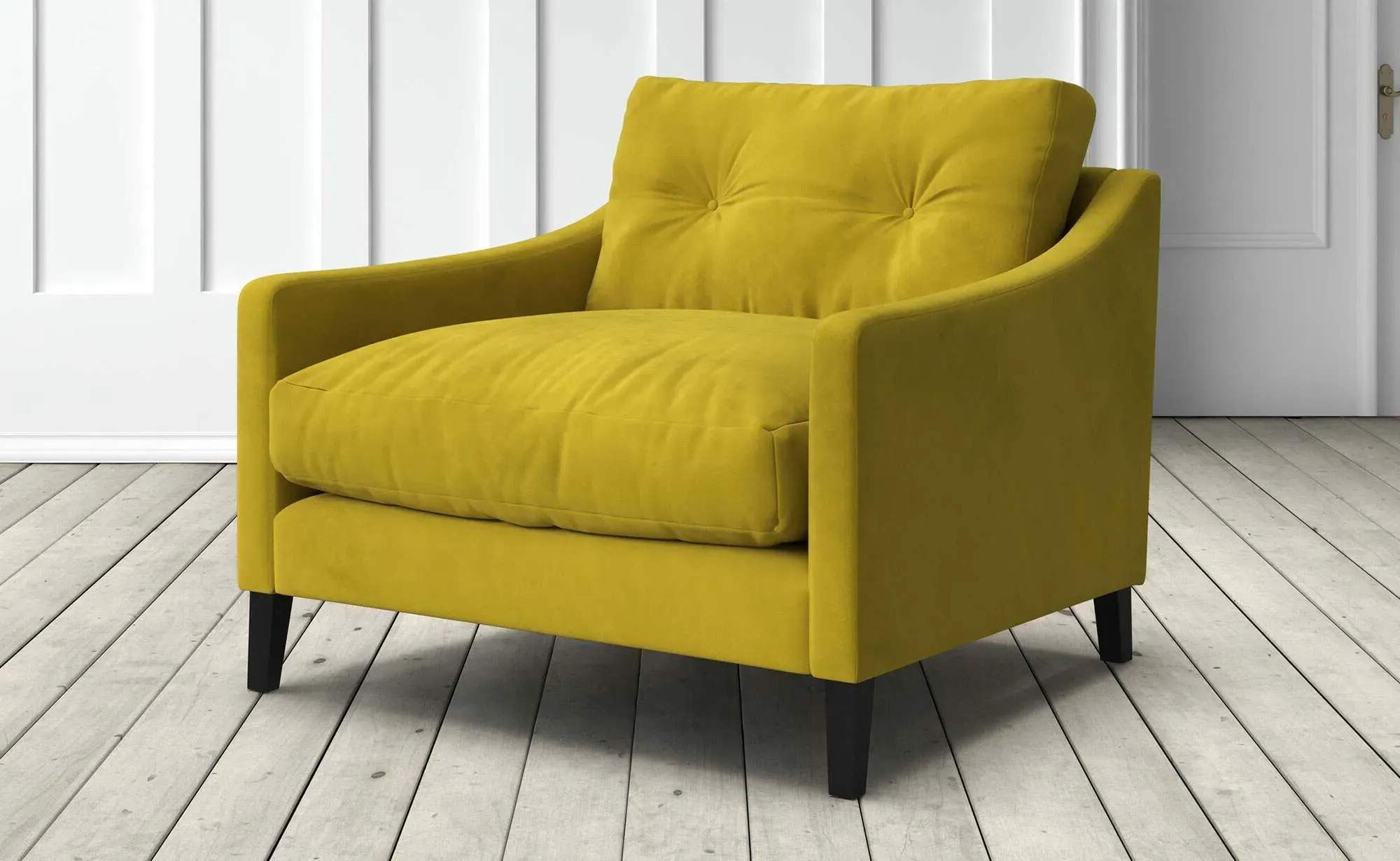 Deep Dream Loveseat - Wattle, Velvet