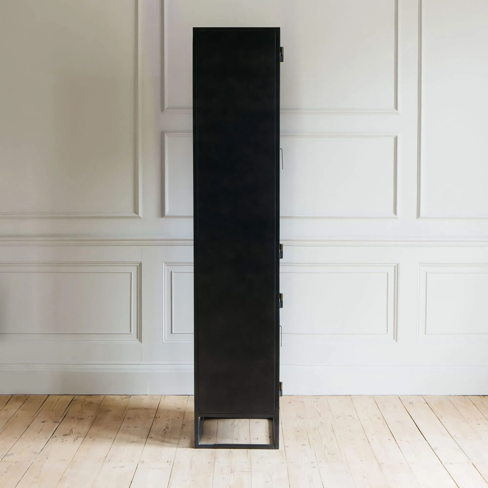 Dexter Double Glass Display Cabinet - Brass