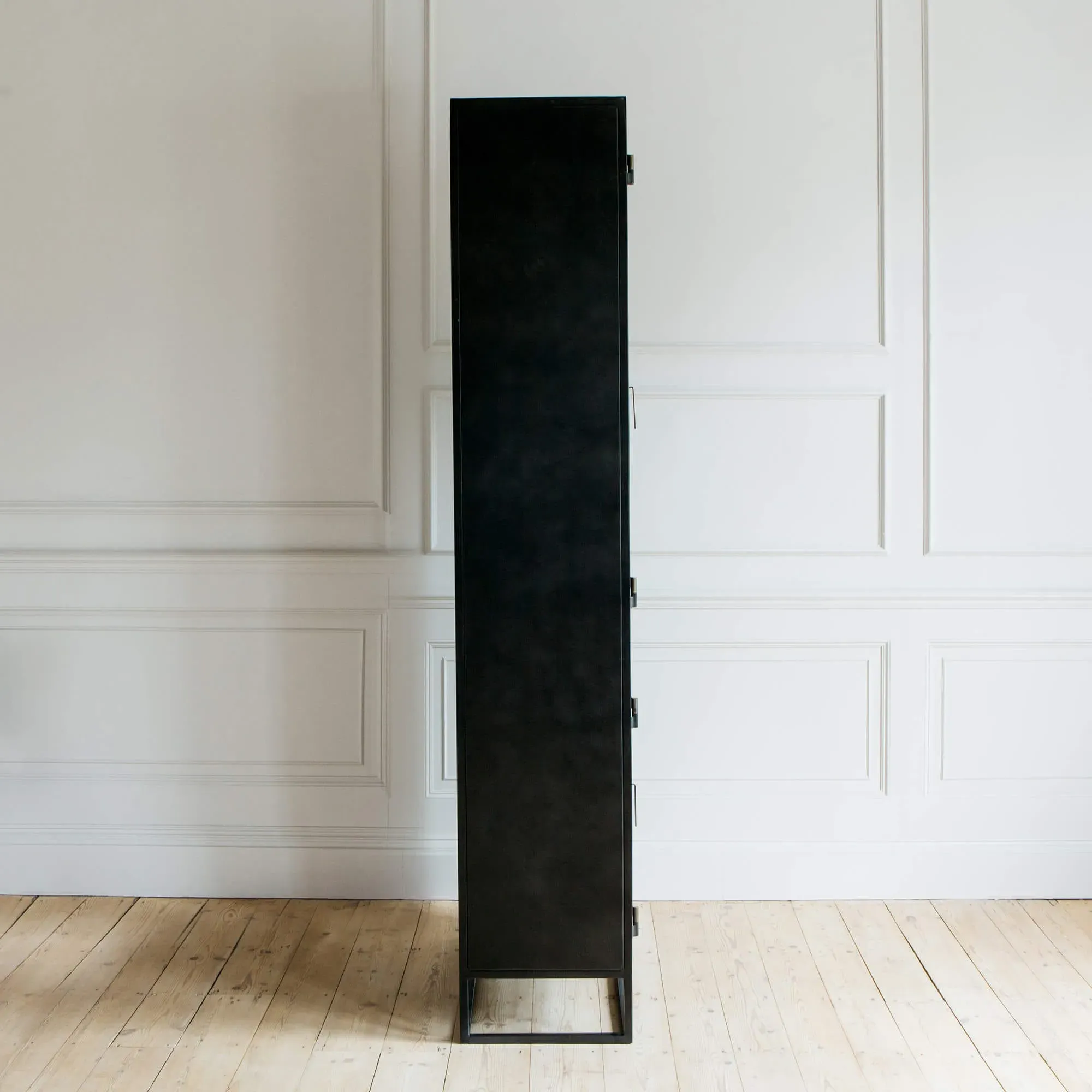 Dexter Single Glass Display Cabinet - Brass