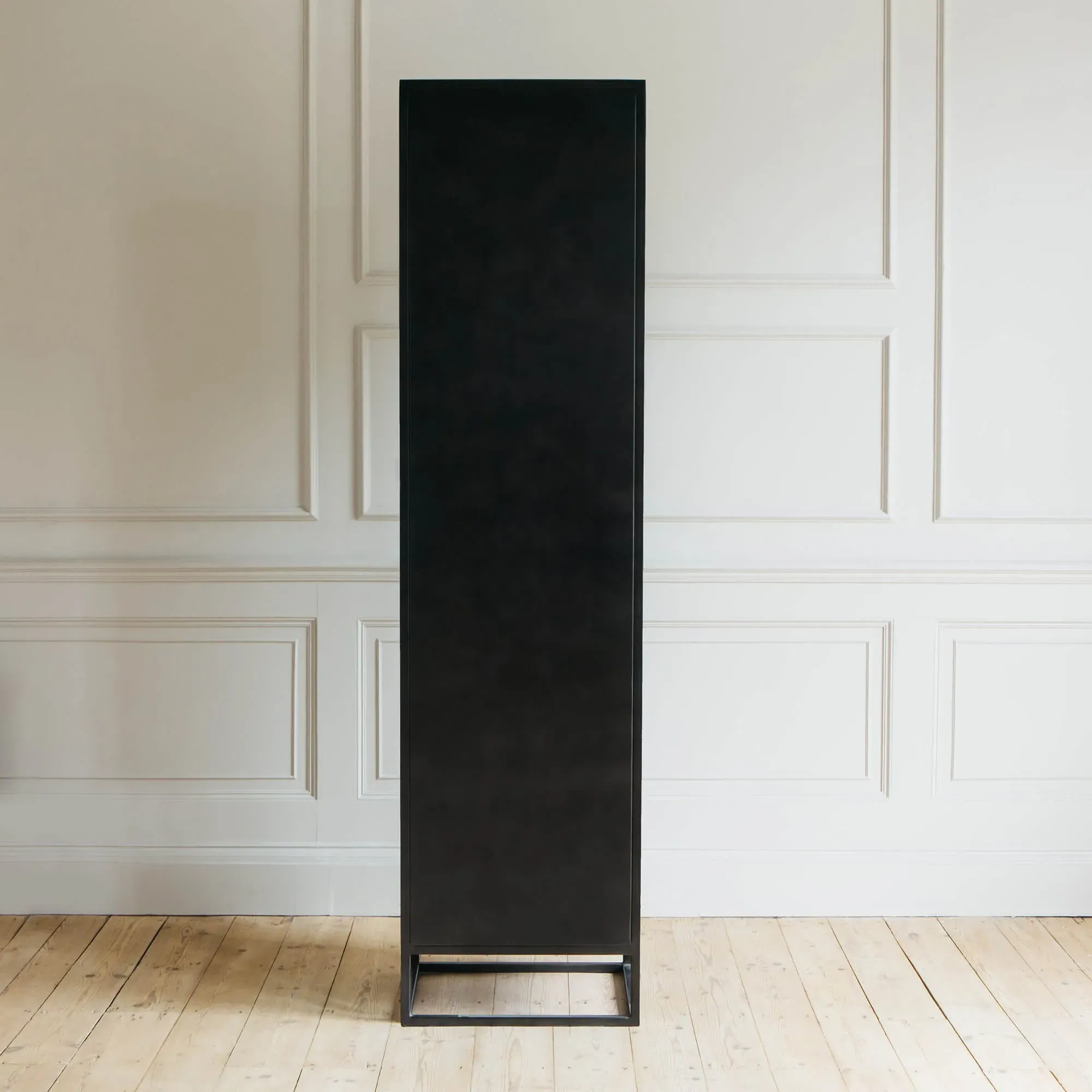 Dexter Single Glass Display Cabinet - Brass