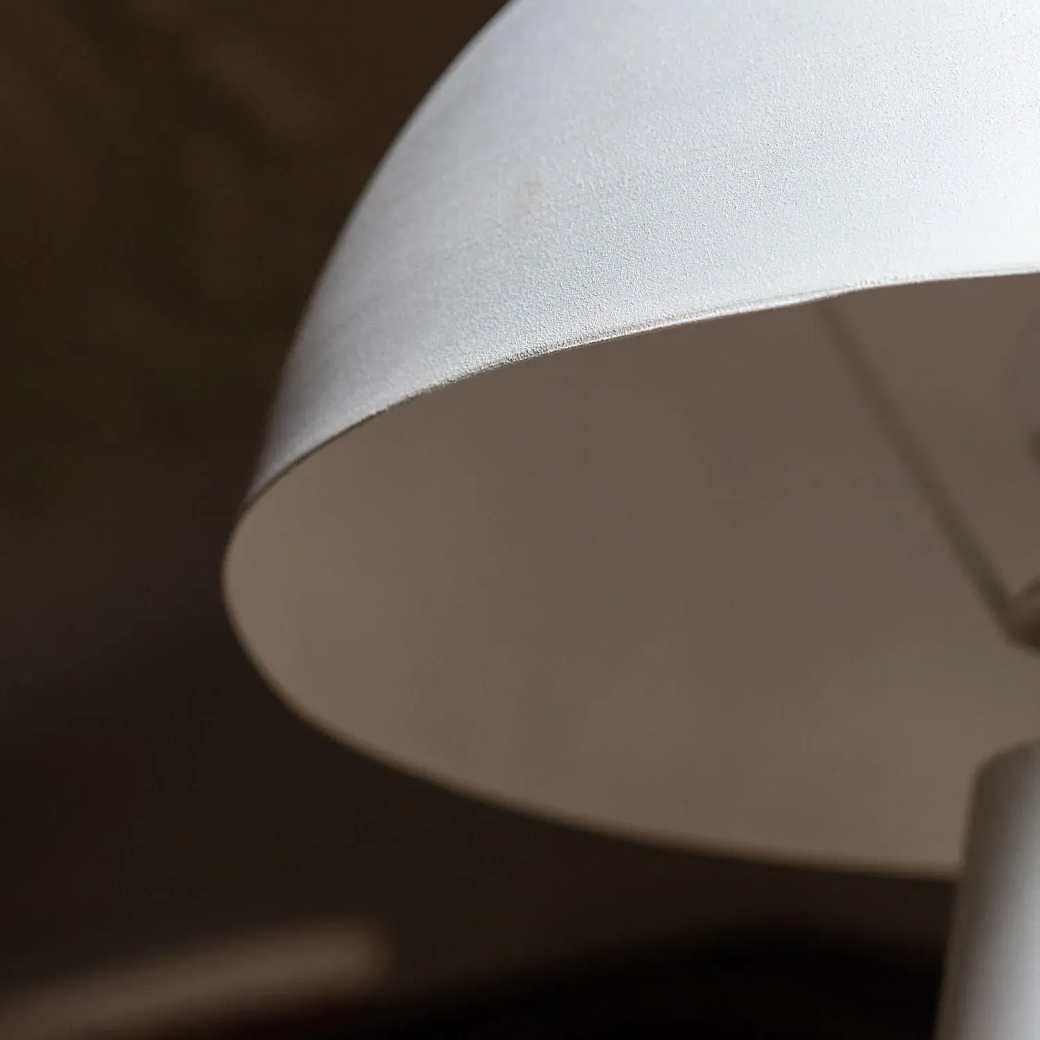 Dome Table Lamp - White, Iron