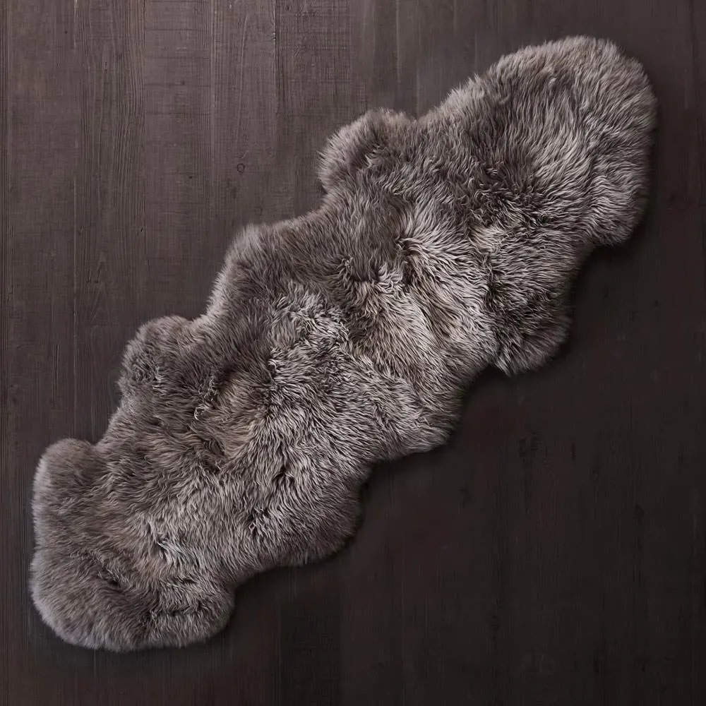 Double Sheepskin Rug - Vole