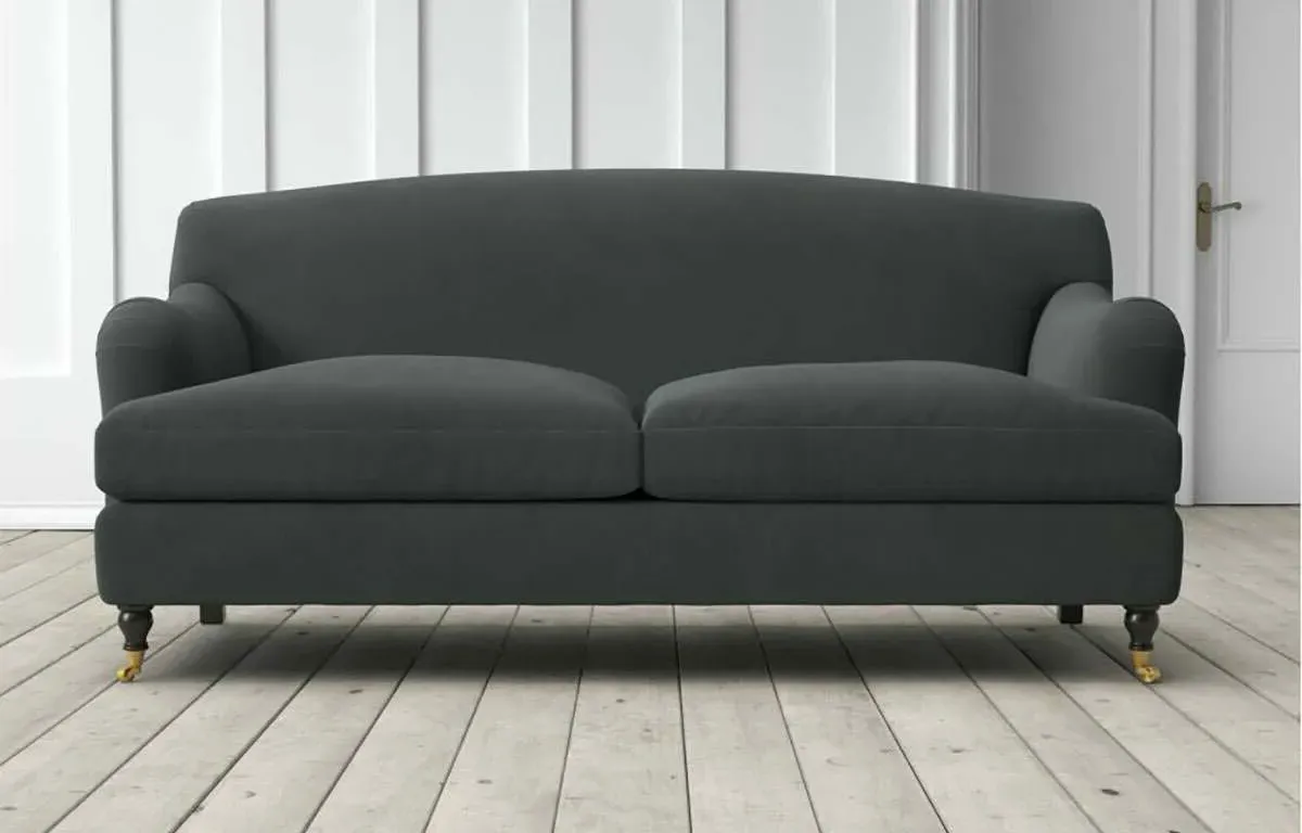 Doze 2.5 Seater Sofa - Lava, Stain Guarded Velvet
