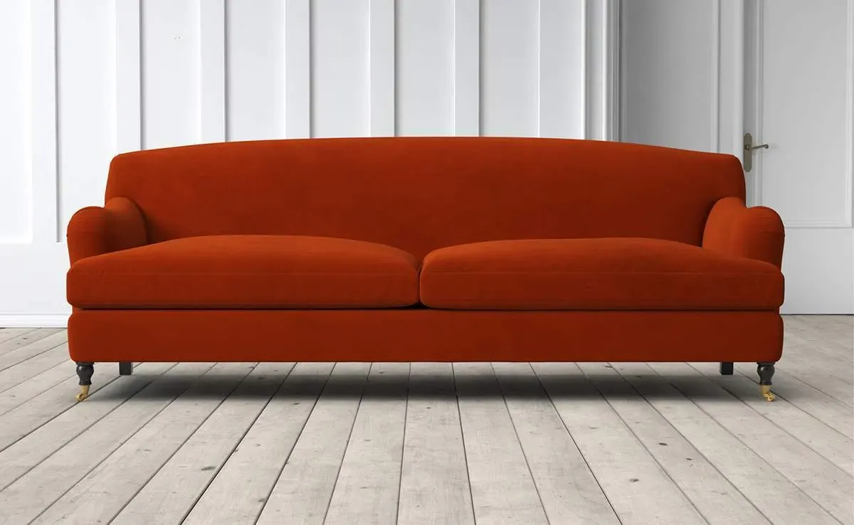 Doze 3-Seater Sofa - Carnelian, Velvet image