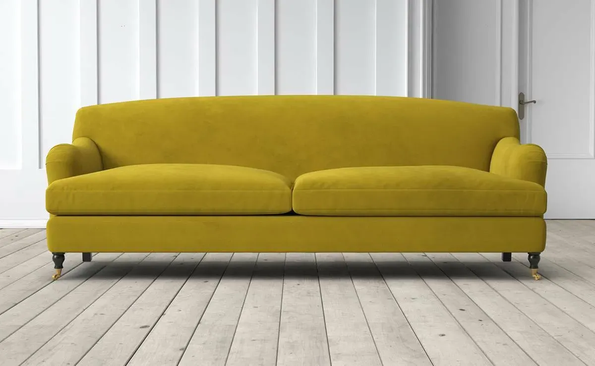 Doze 3-Seater Sofa - Wattle, Velvet