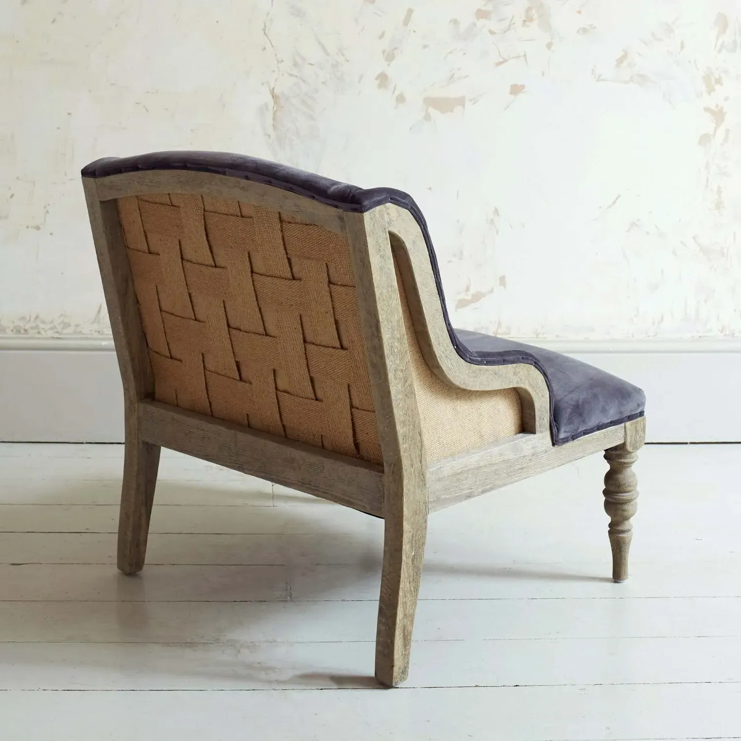 Duchess Armchair - Grey, Velvet
