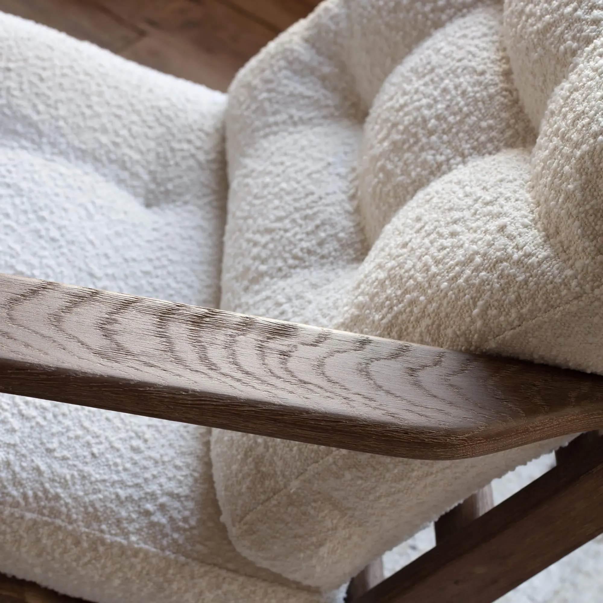 Dylan Armchair - Chalk, Bouclé