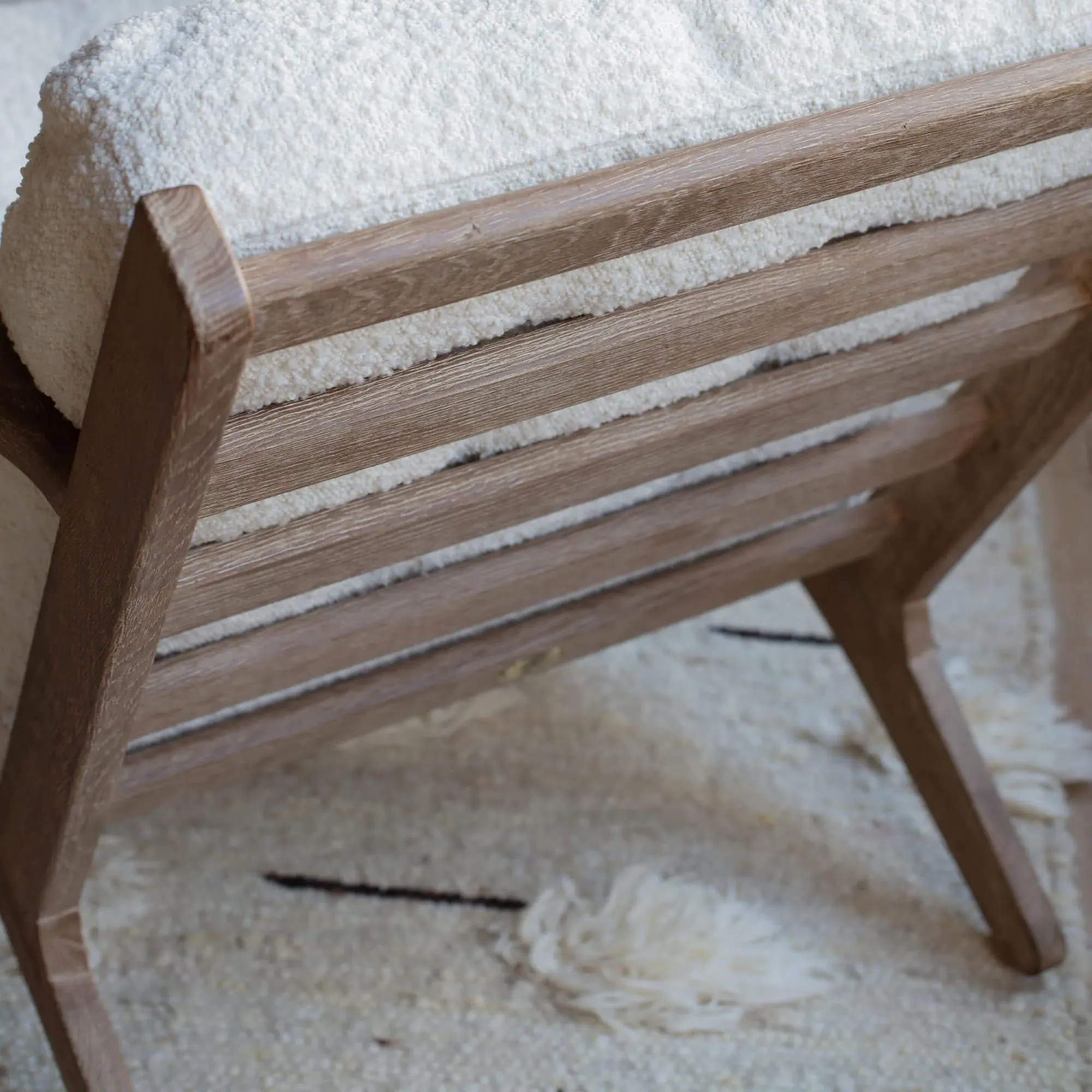 Dylan Armchair - Chalk, Bouclé