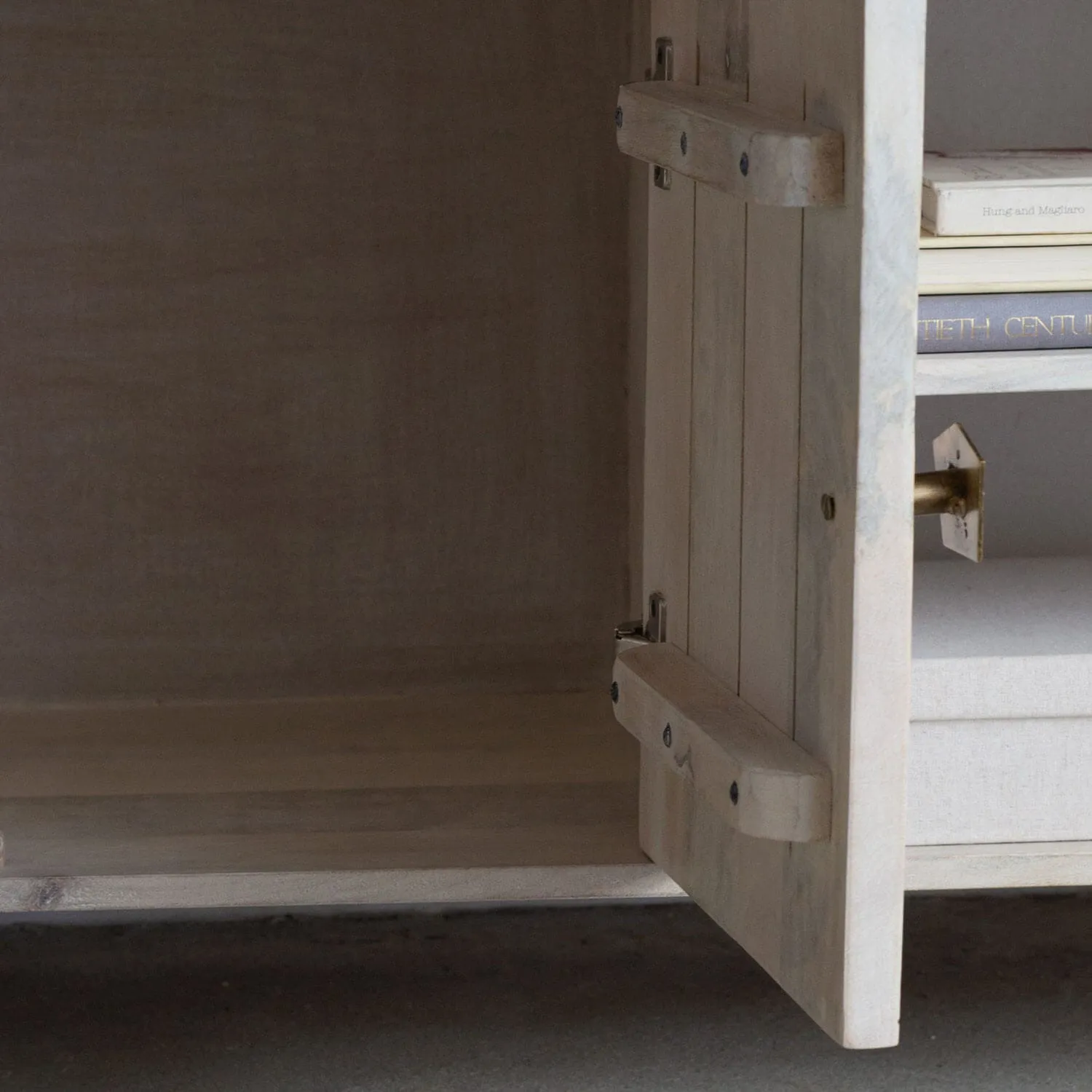 Eckley TV Stand with Storage - Mango Wood