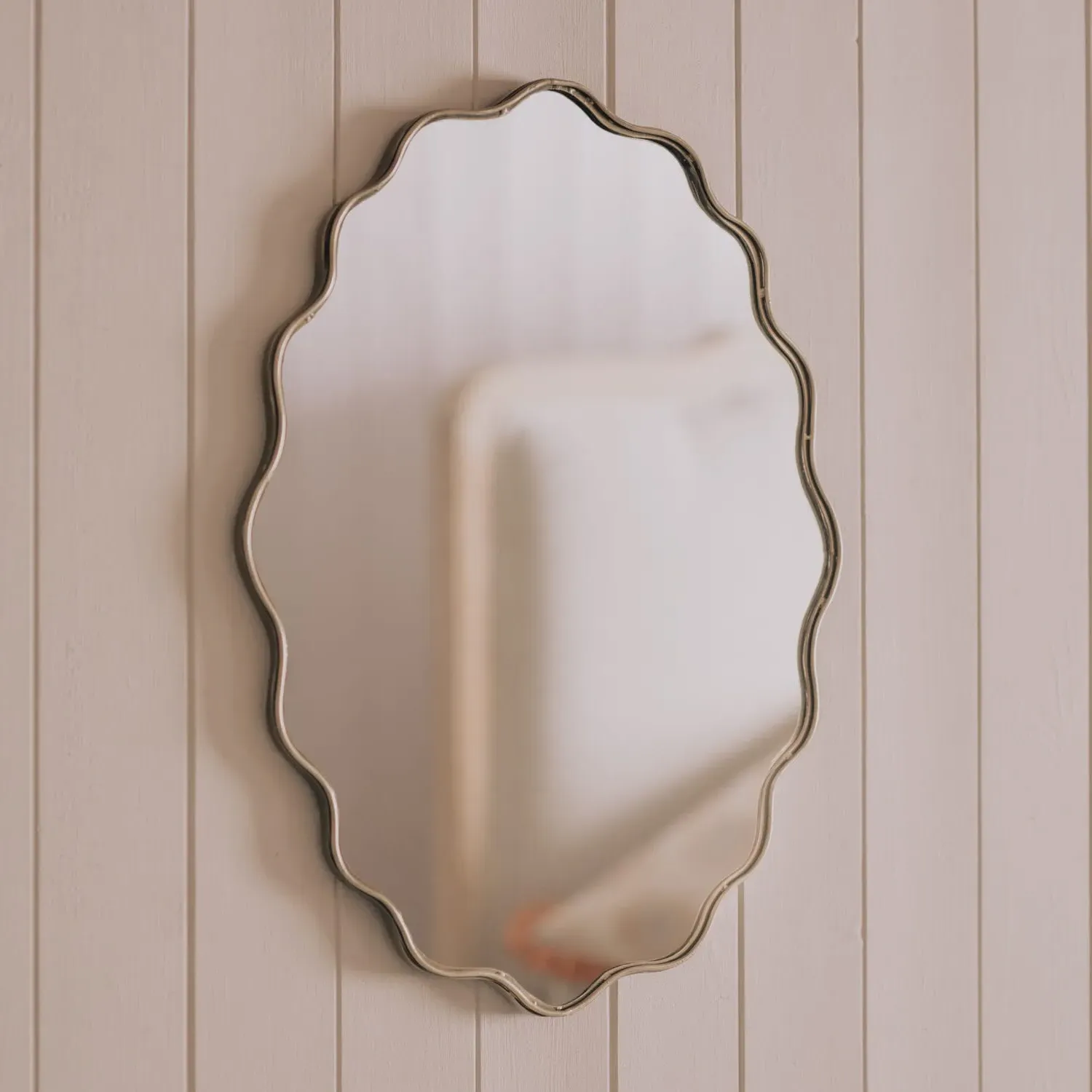 Edie Small Wall Mirror - Brass