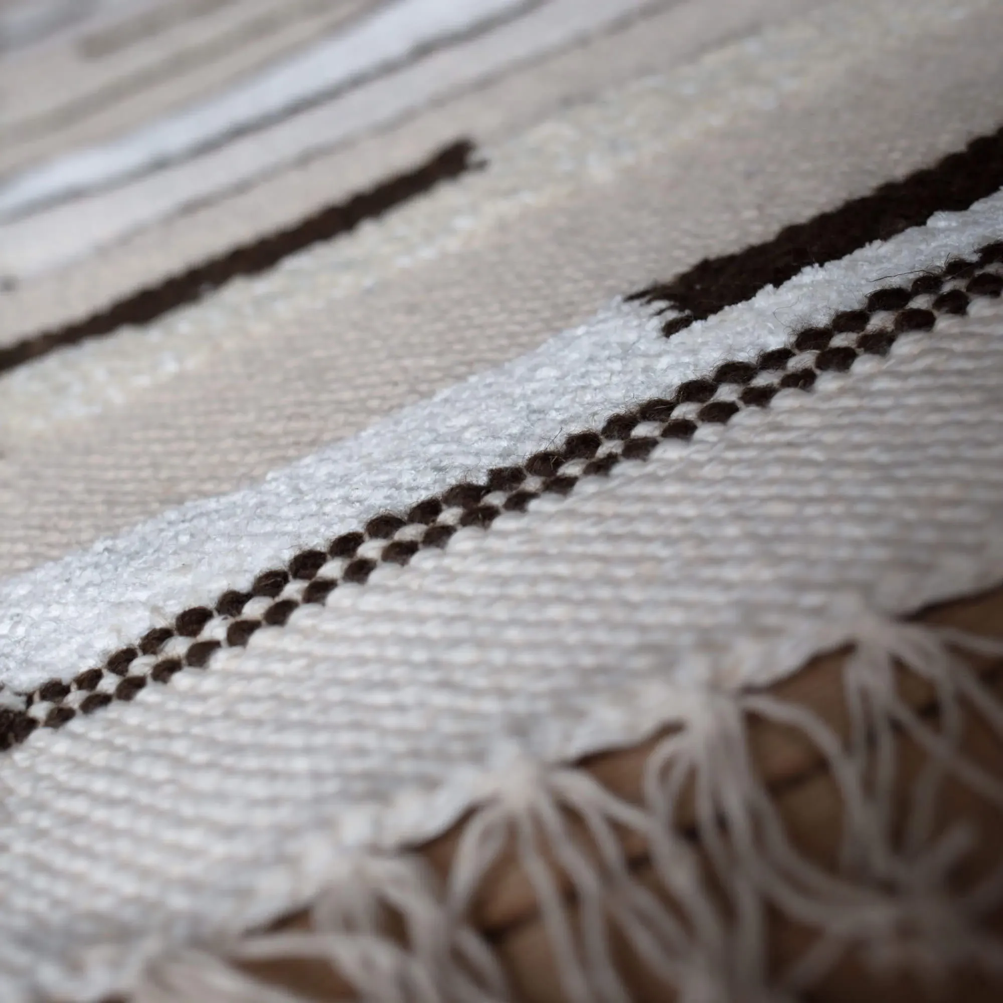 Elda Cotton Rug - Geometric Design