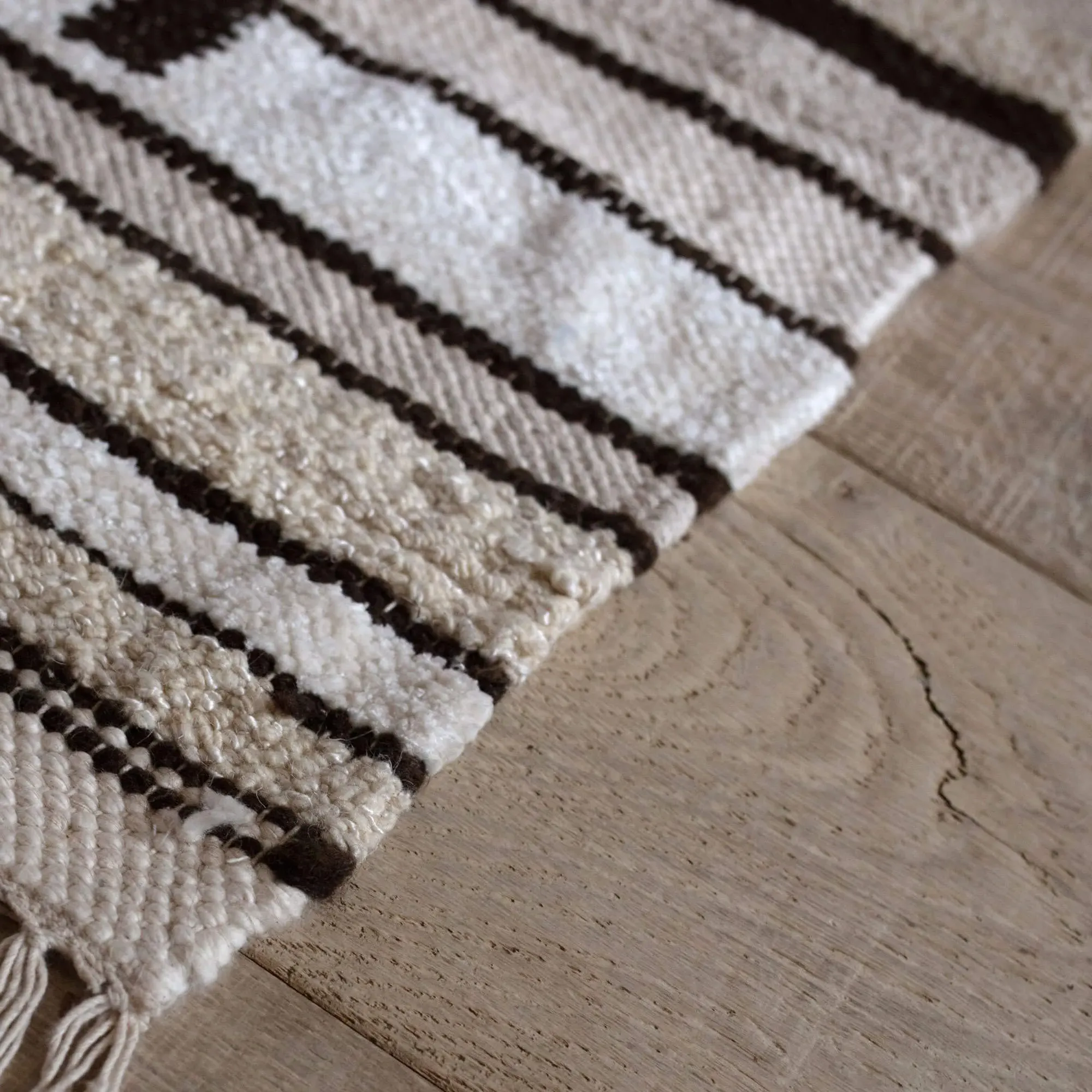 Elda Cotton Rug - Geometric Design