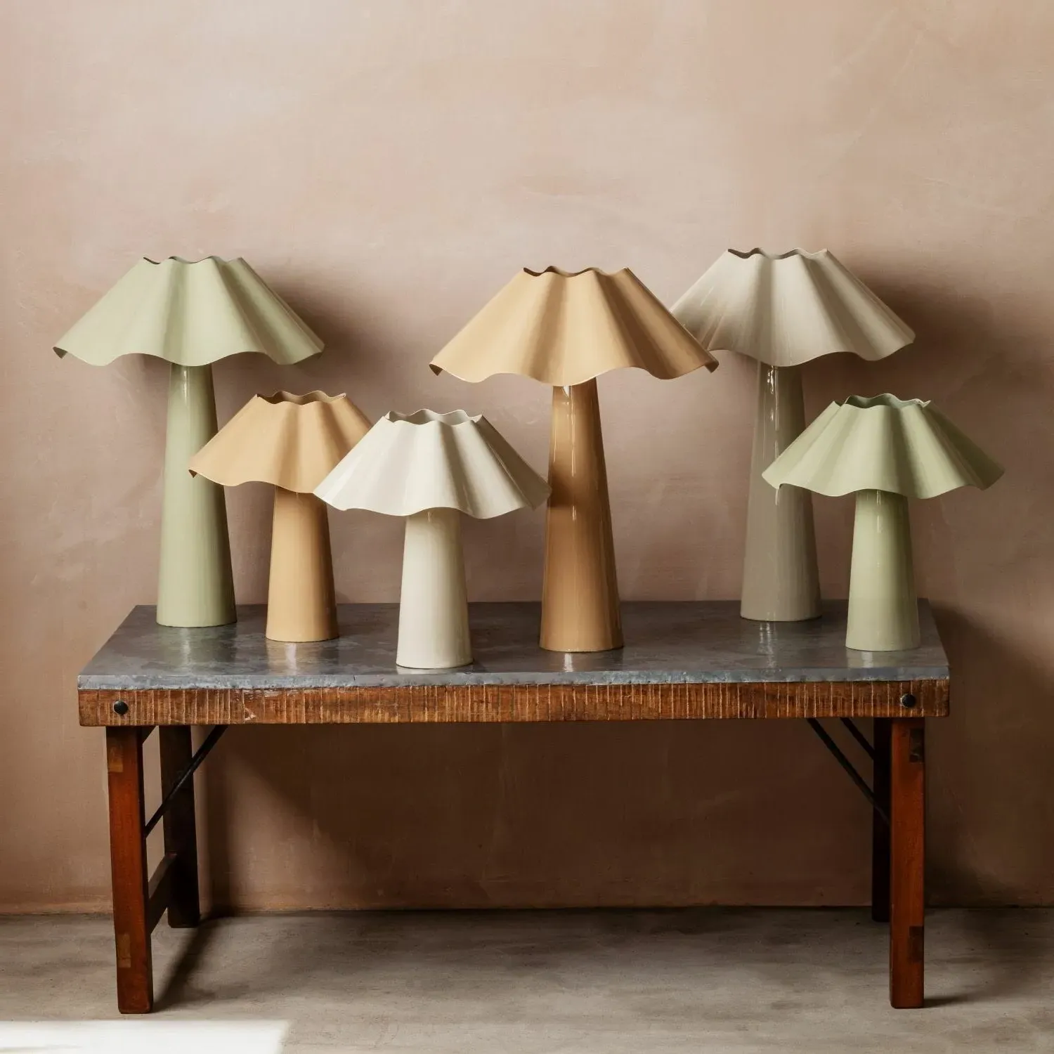 Eldon Small Table Lamp - Dusk, Enameled Iron