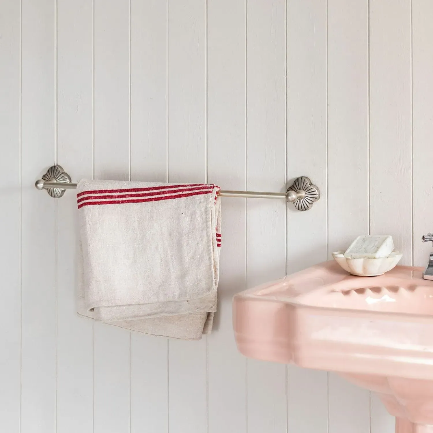 Eliston Towel Rail - Antiqued Silver, Brass image