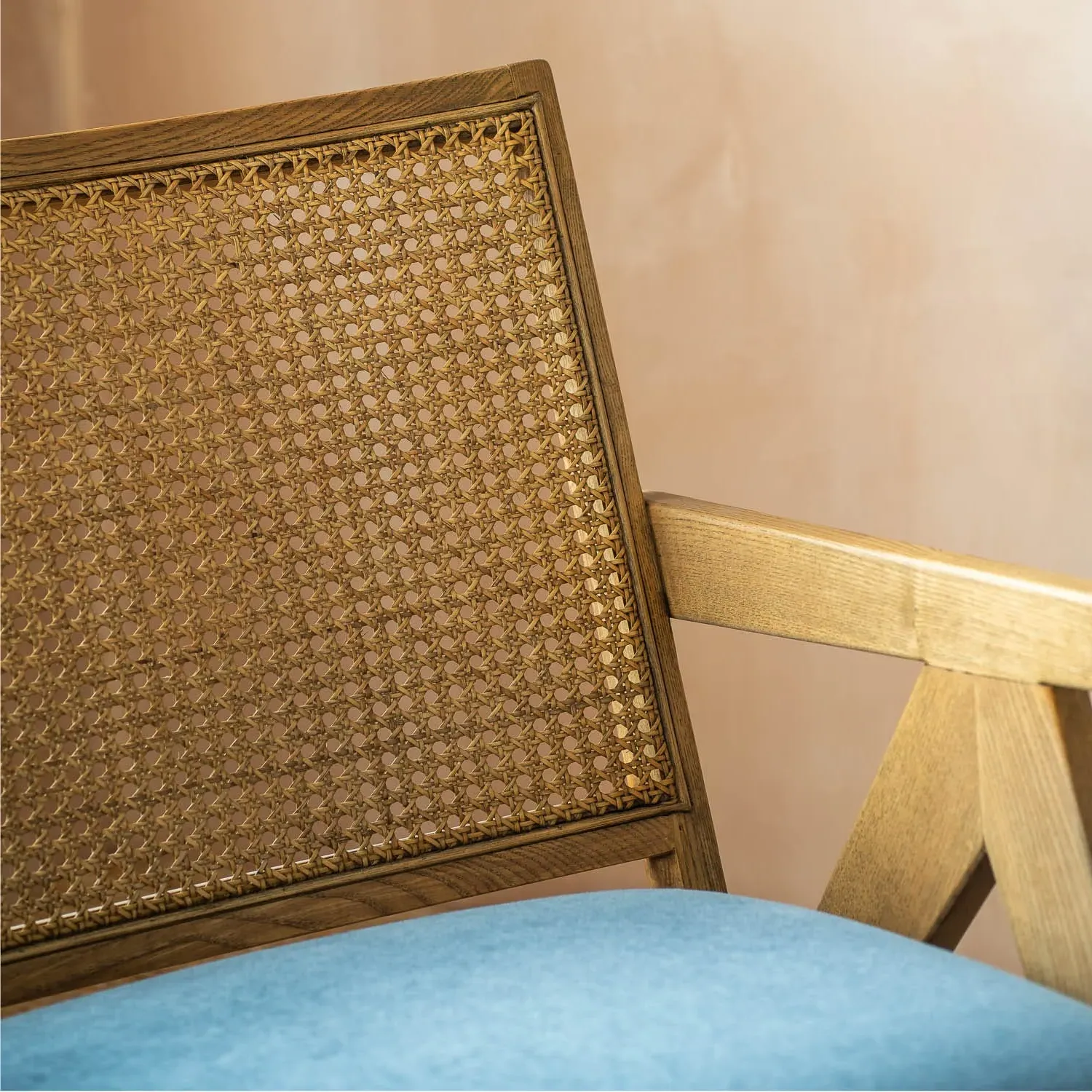 Elodie Velvet Armchair - Midnight Blue