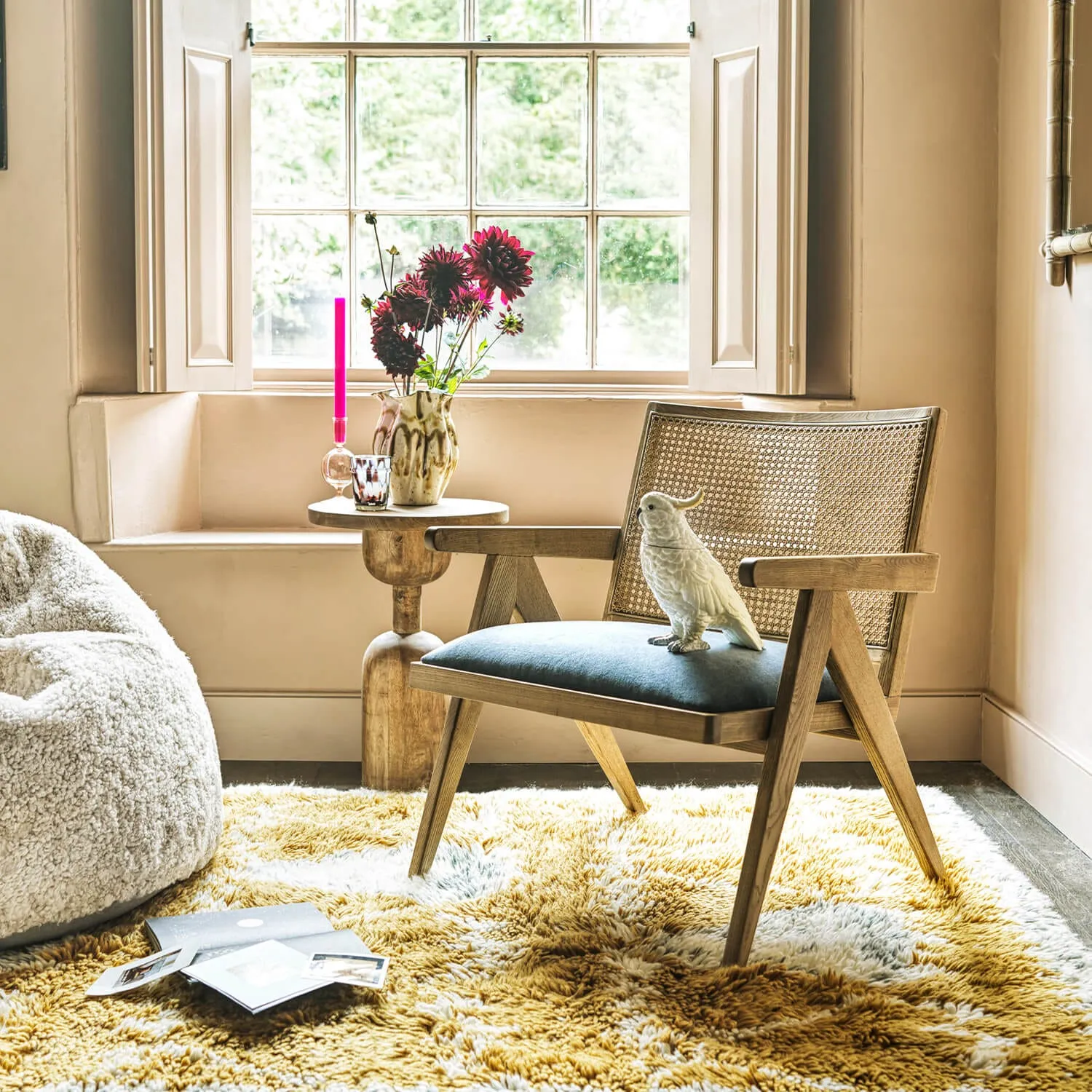 Elodie Velvet Armchair - Midnight Blue image