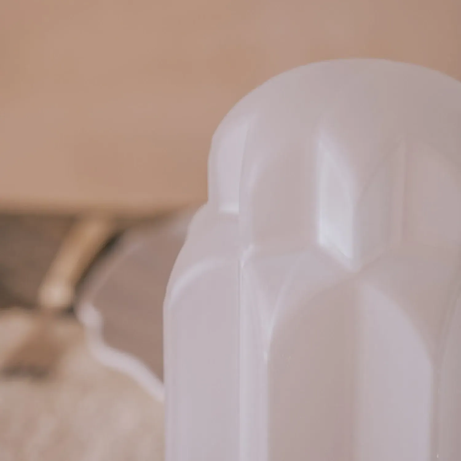 Emmy LED Table Lamp - White, Glass