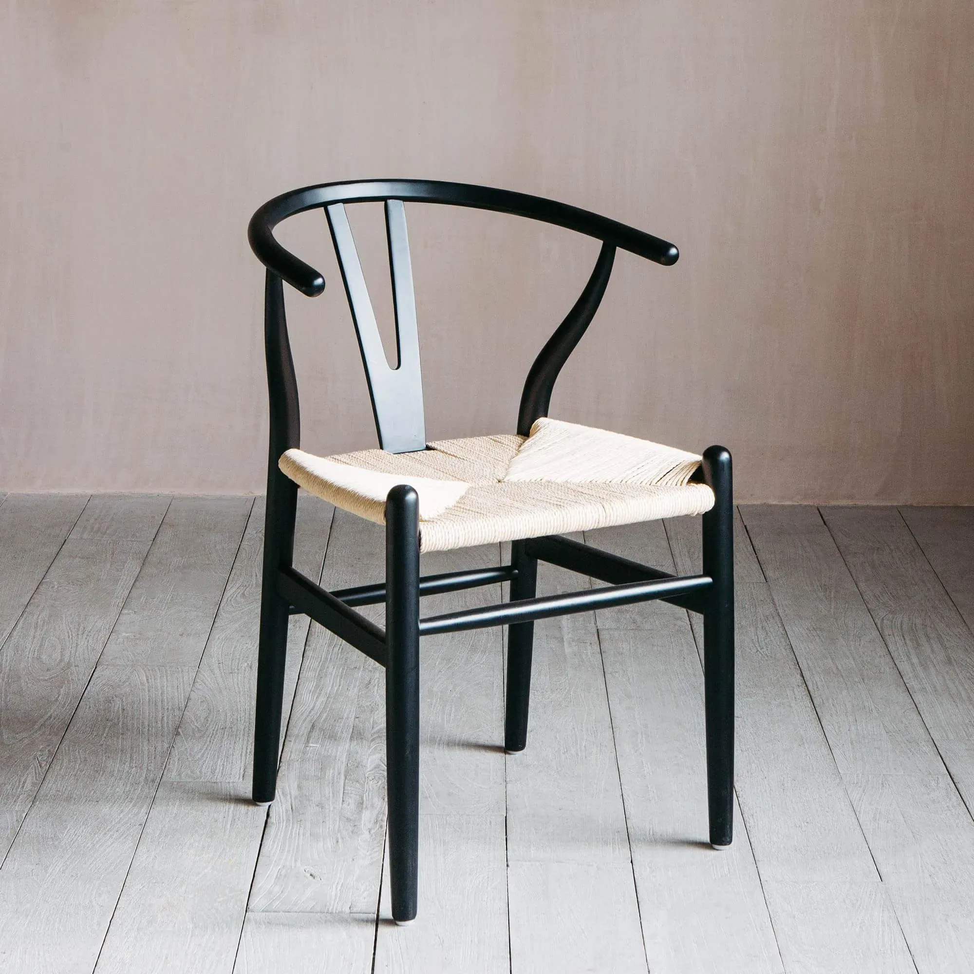 Emperor Chair - Black, Rattan