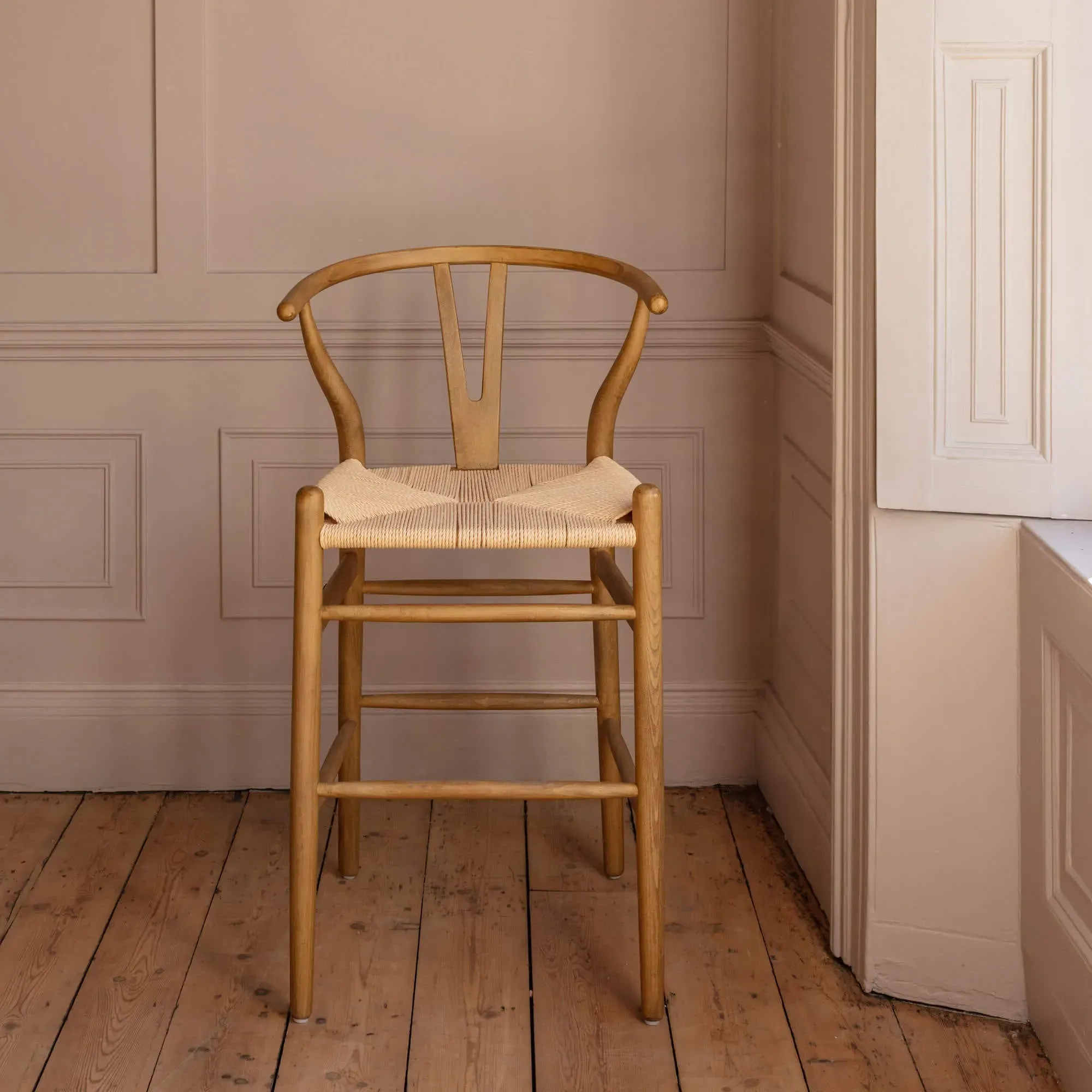 Emperor Counter Stool - Natural, Rattan