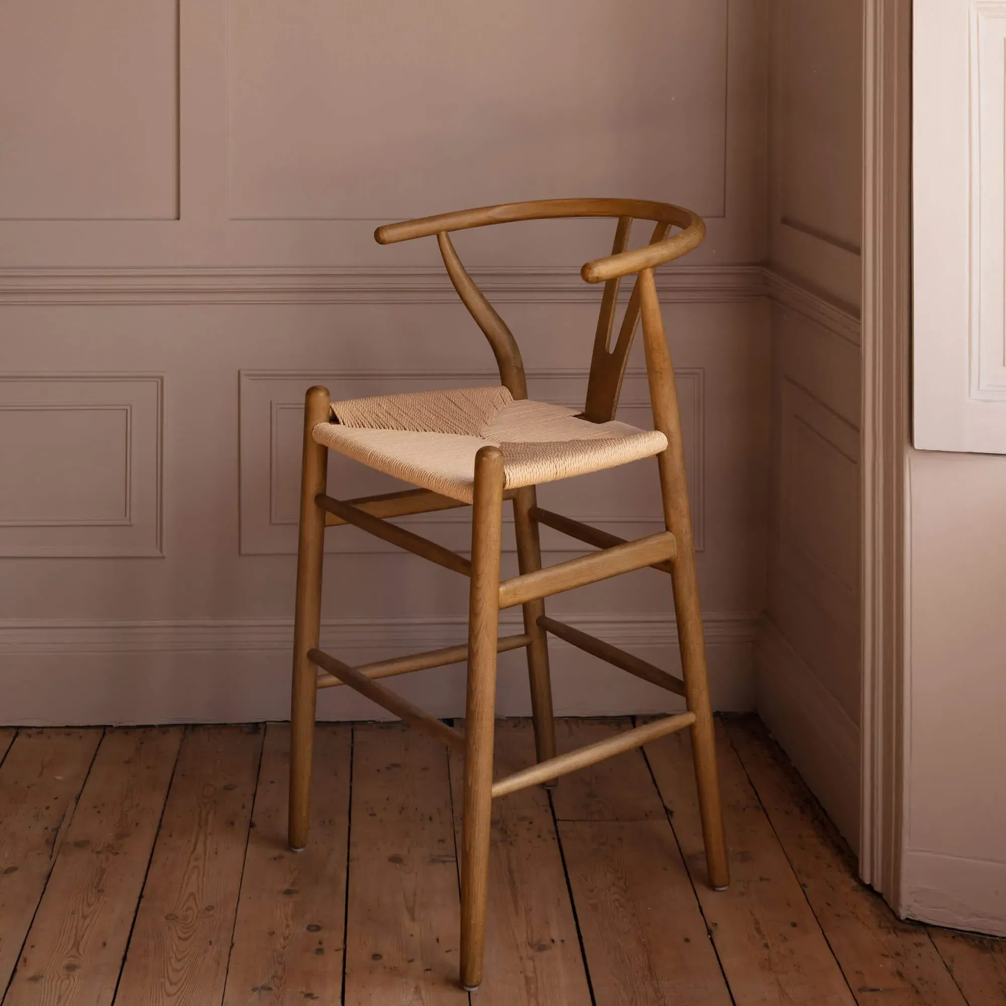 Emperor Counter Stool - Natural, Rattan
