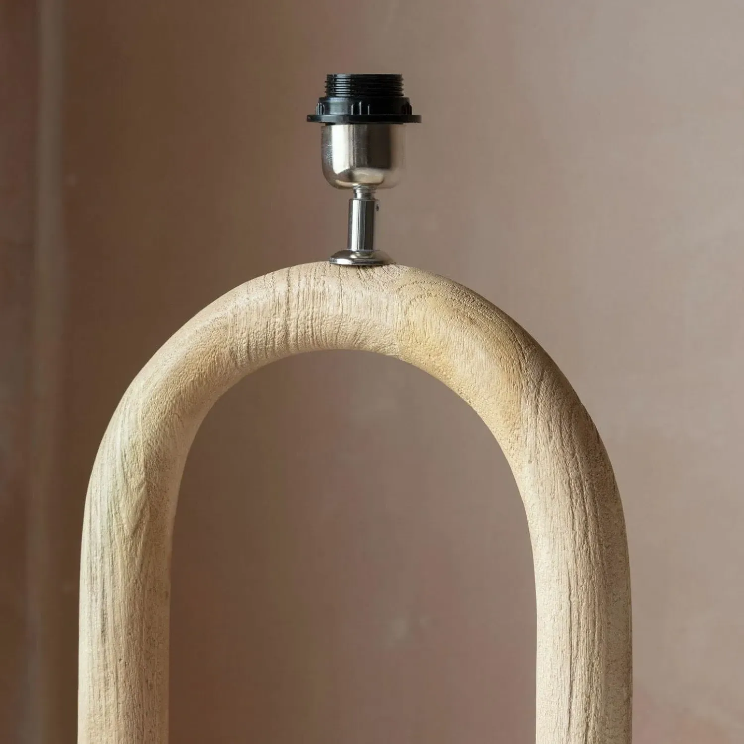 Enzo Wooden Floor Lamp - Mango Wood