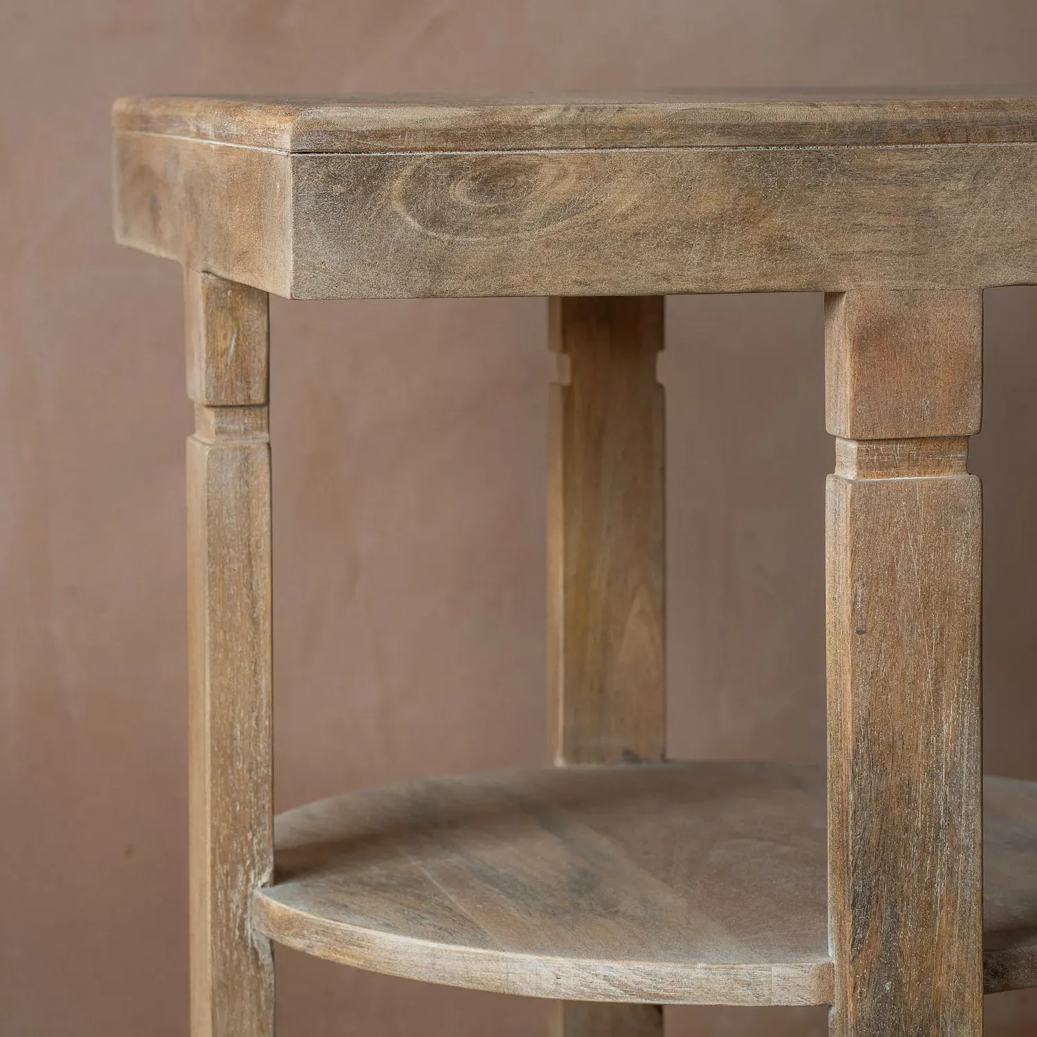 Estelle Side Table - Natural, Mango Wood