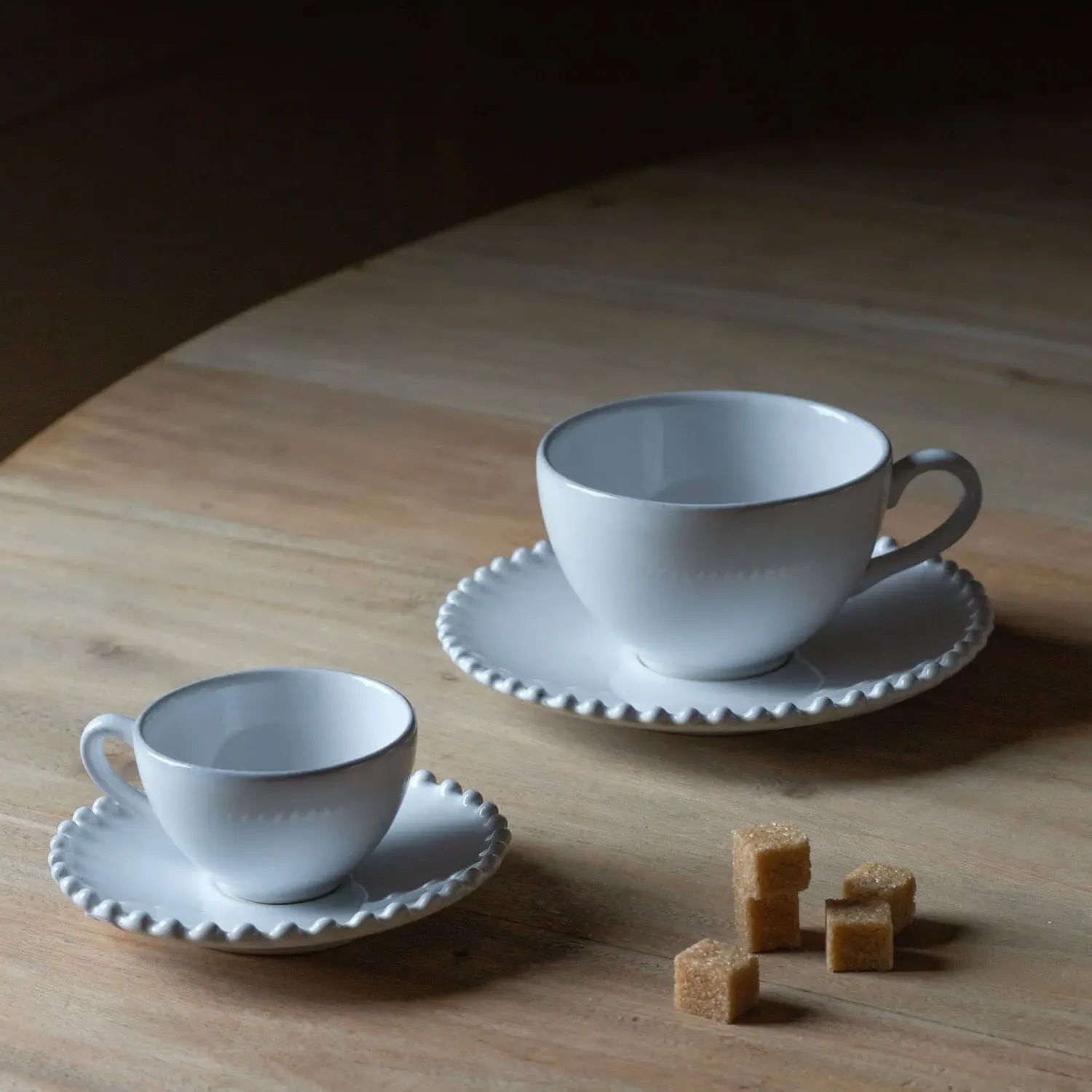 Eve White Bobble Pasta Bowl - Stoneware