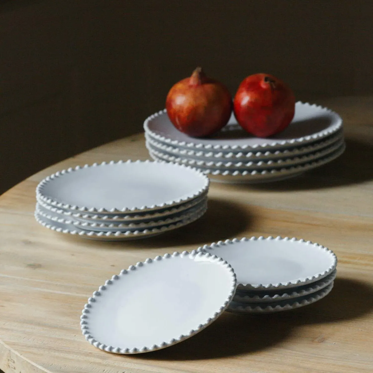 Eve White Bobble Soup Bowl - Stoneware