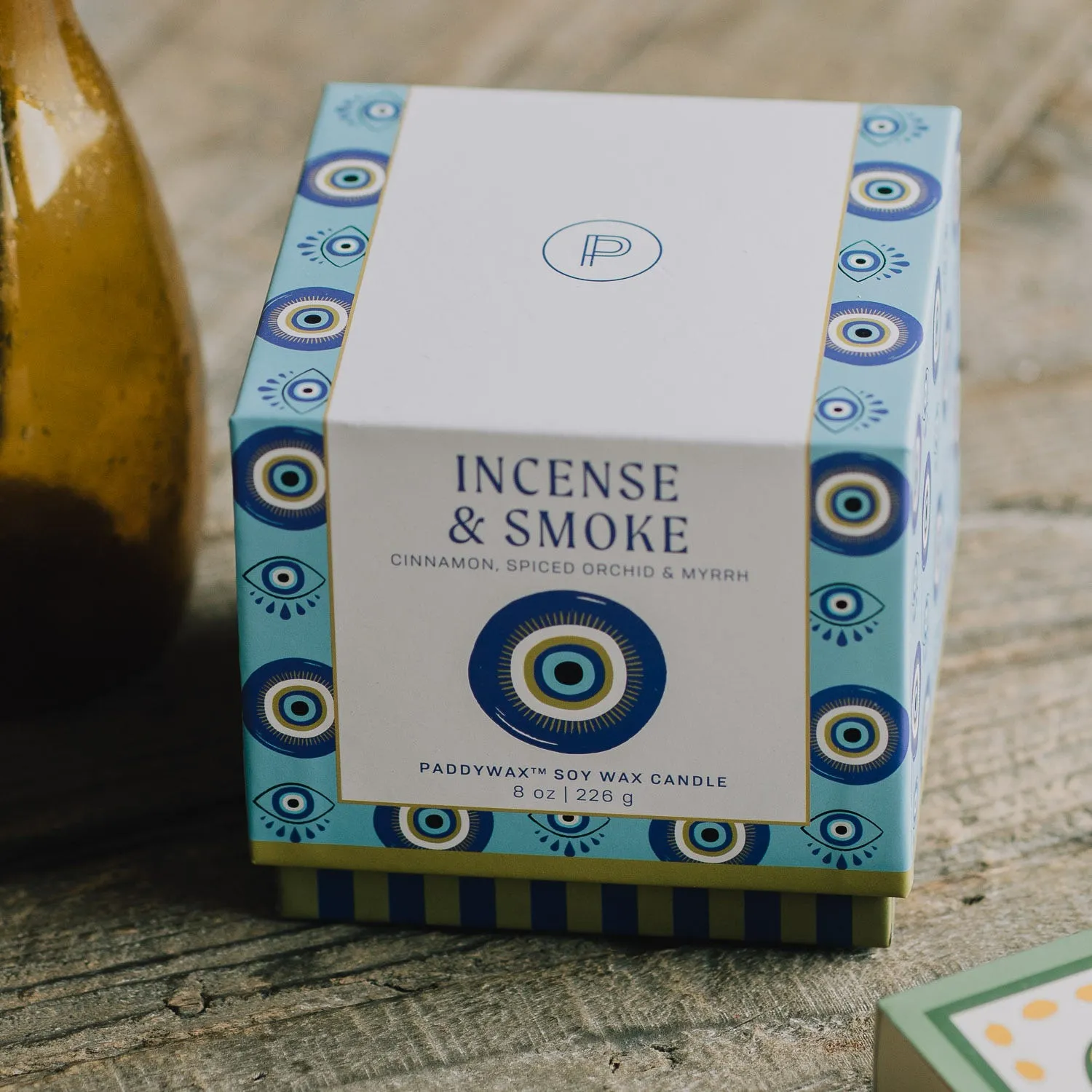 Evil Eye Ceramic Incense & Smoke Candle