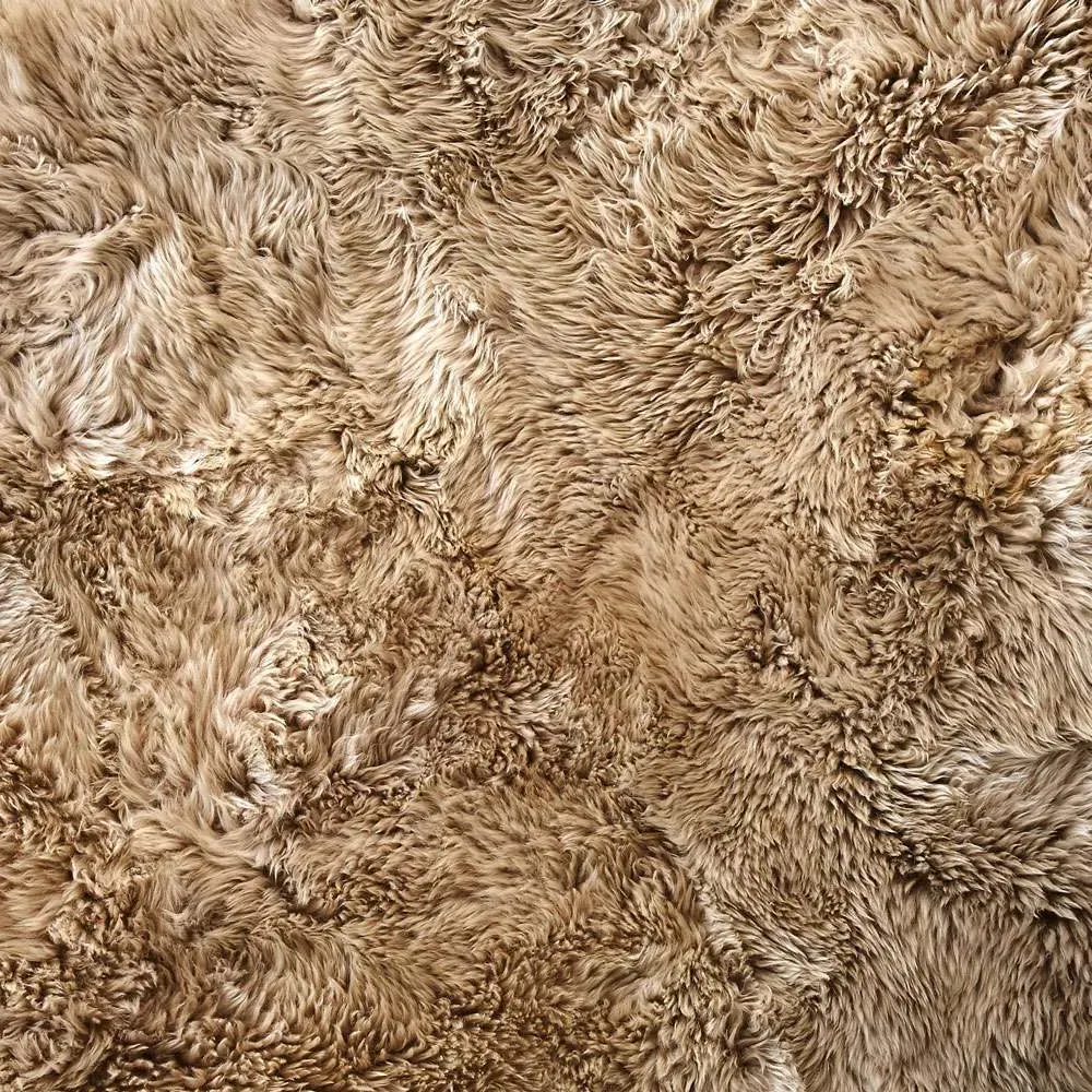 Extra Large Quad Sheepskin Rug - Oyster Grey