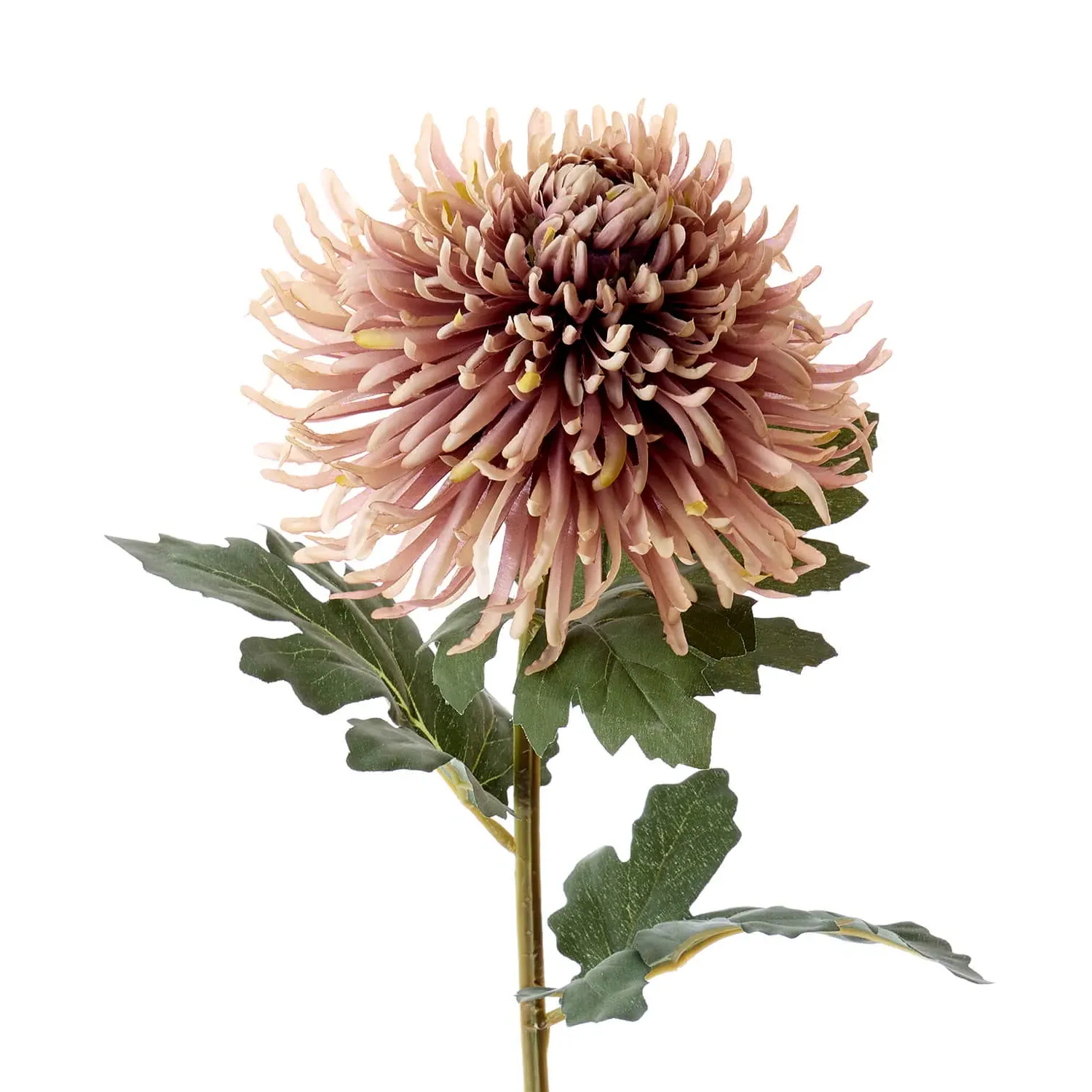Faux Chrysanthemum Stem - Light Pink, Plastic