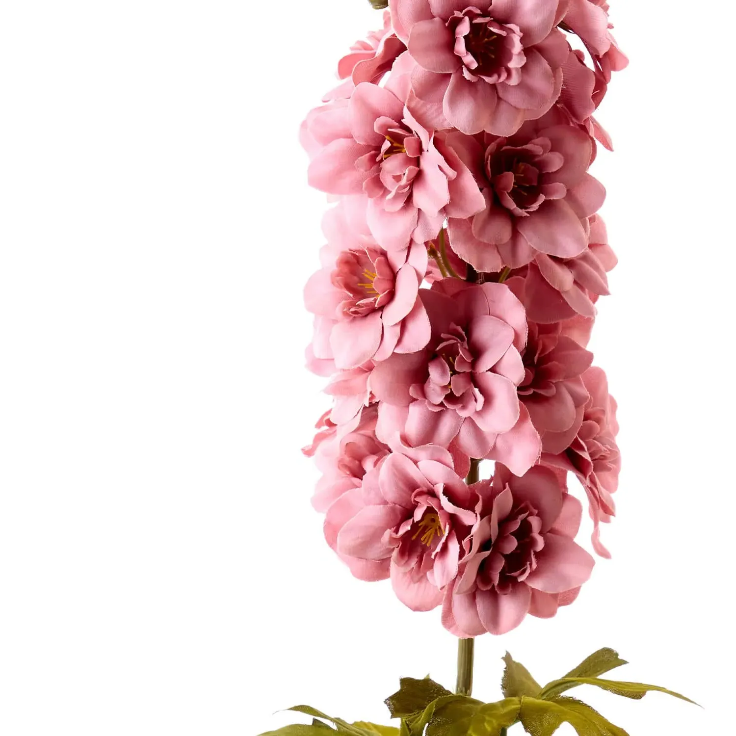 Faux Delphinium Stem - Light Pink, Plastic