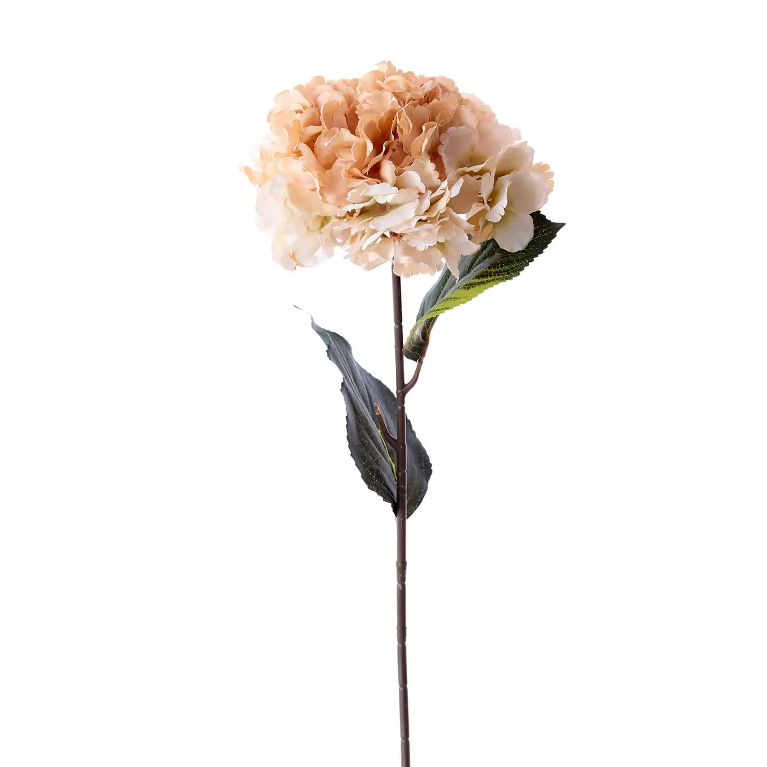 Faux Hydrangea Stem - Peach image