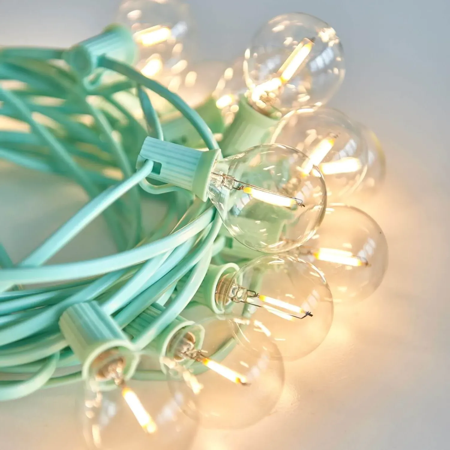 Festoon Lights - Teal image