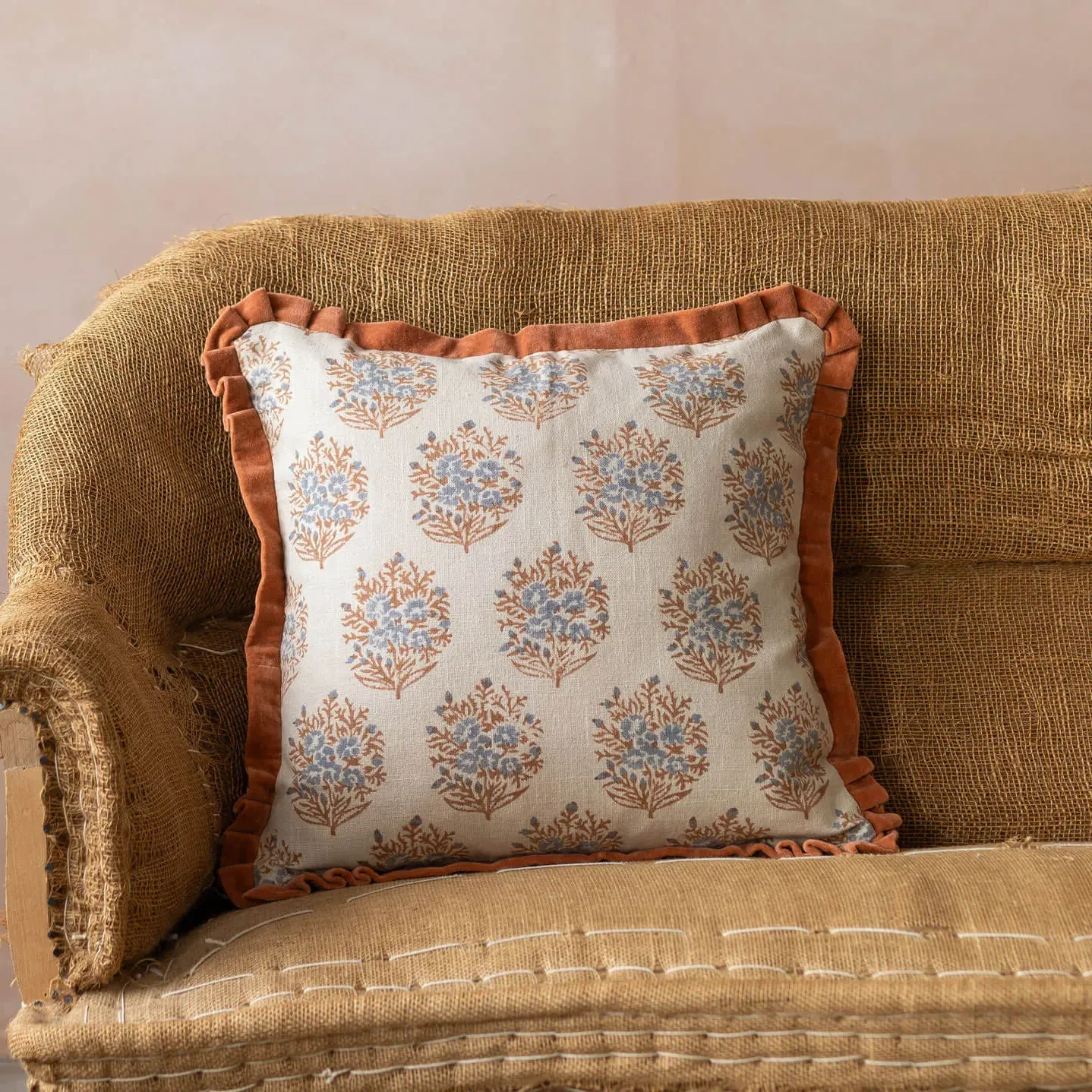 Fiorella Square Cushion - Cotton
