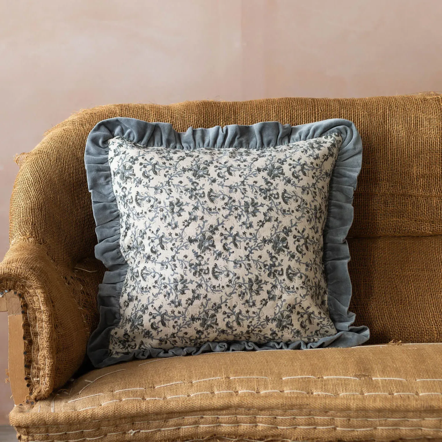 Fiorella Square Cushion - Cotton