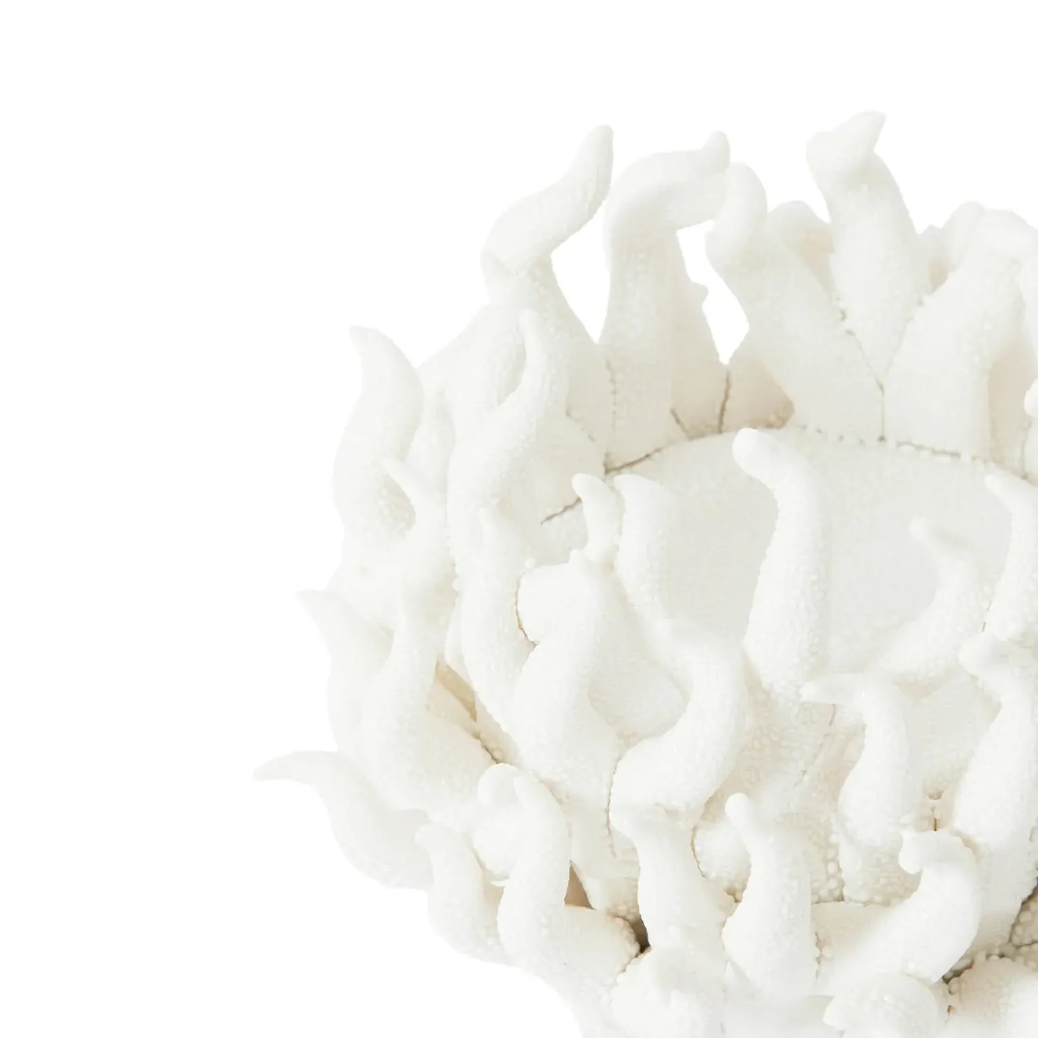 Fire Coral Tealight Holder - Off-White, Porcelain