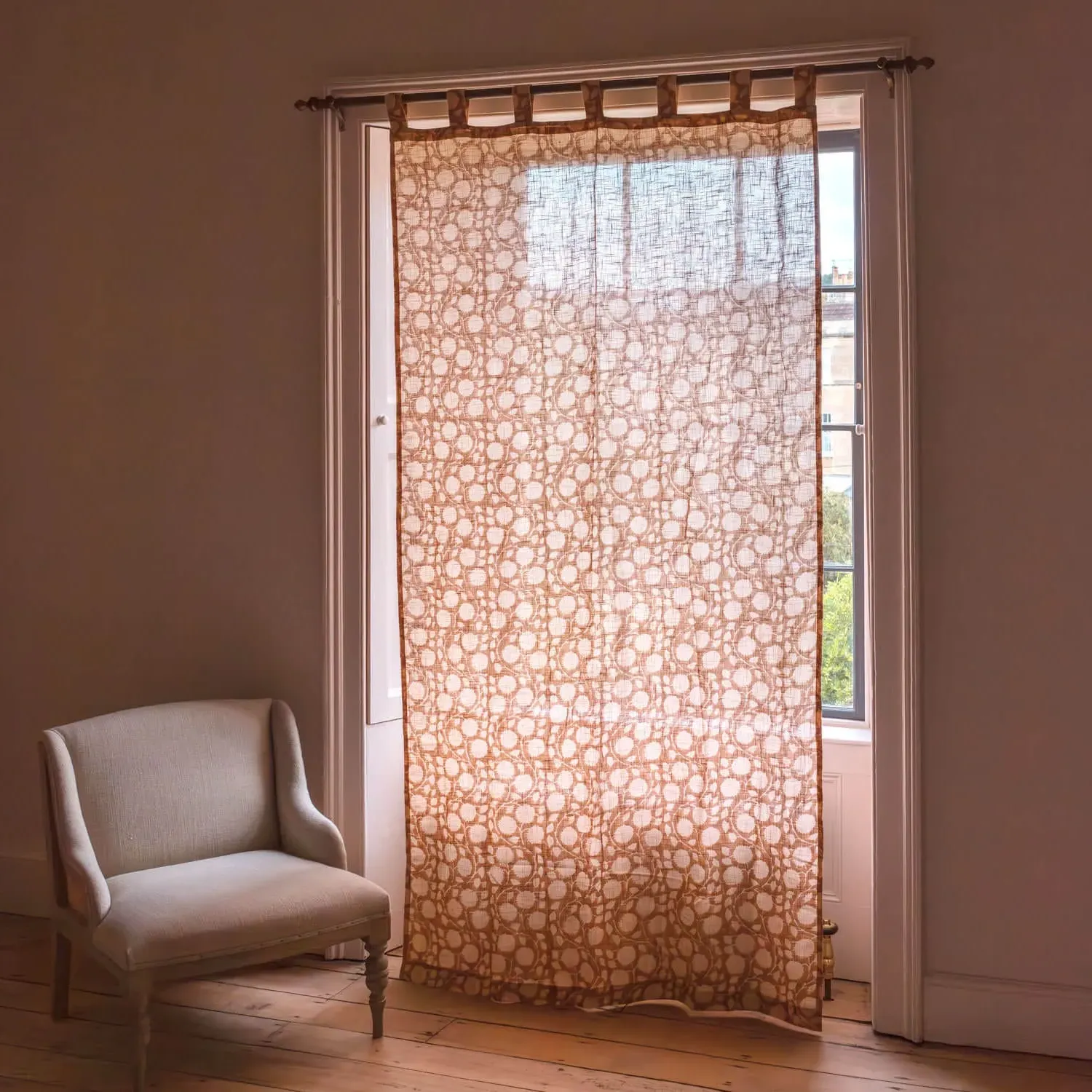 Fleur Single Curtain - Cotton