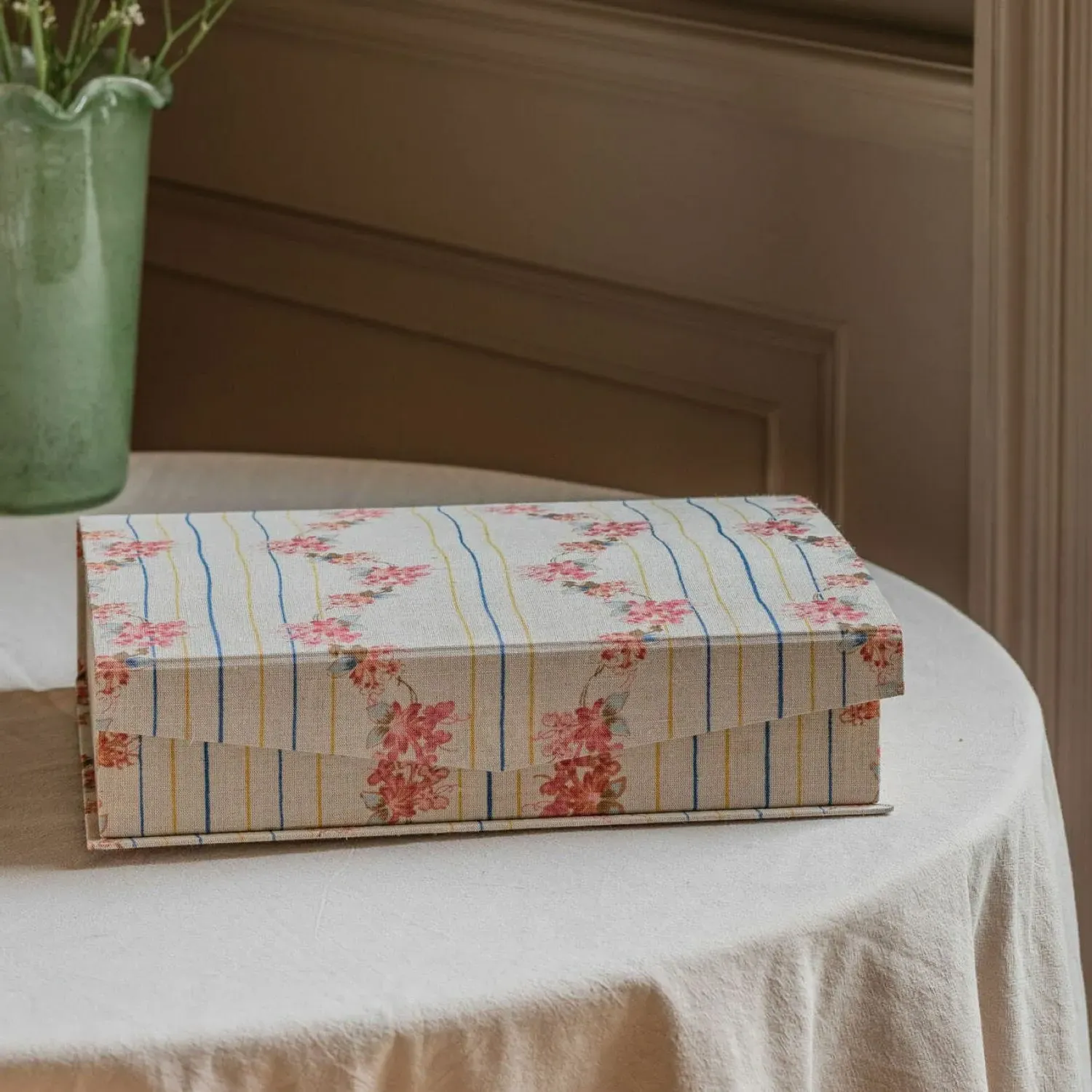 Floral Small Storage Box - Cotton