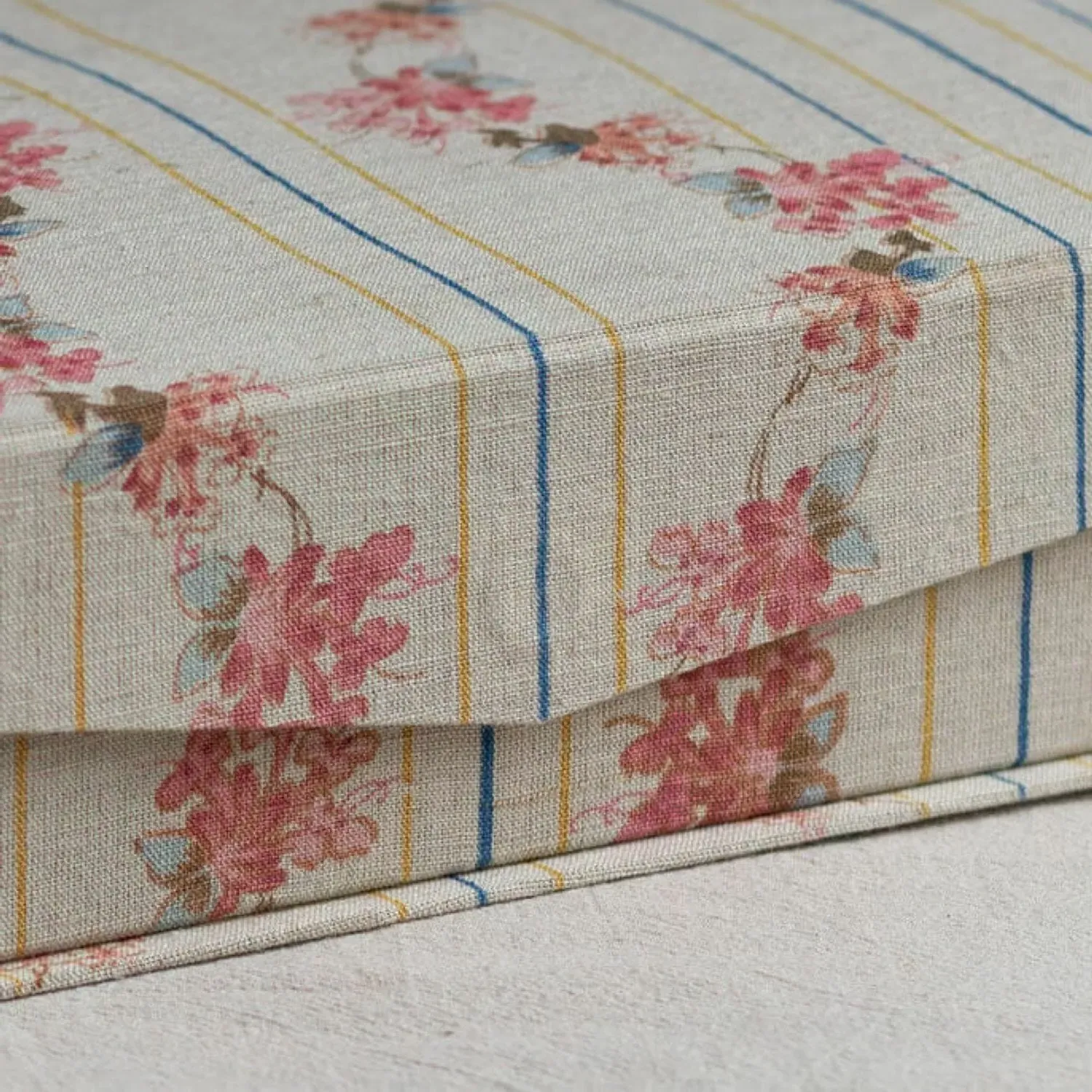 Floral Small Storage Box - Cotton