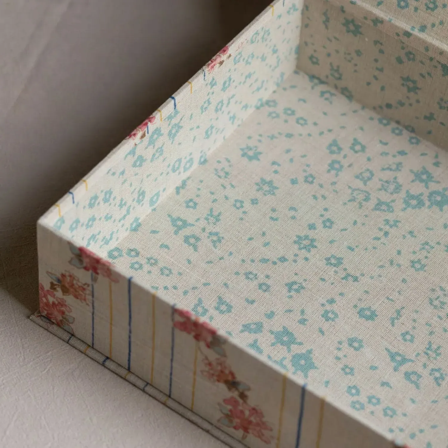 Floral Small Storage Box - Cotton