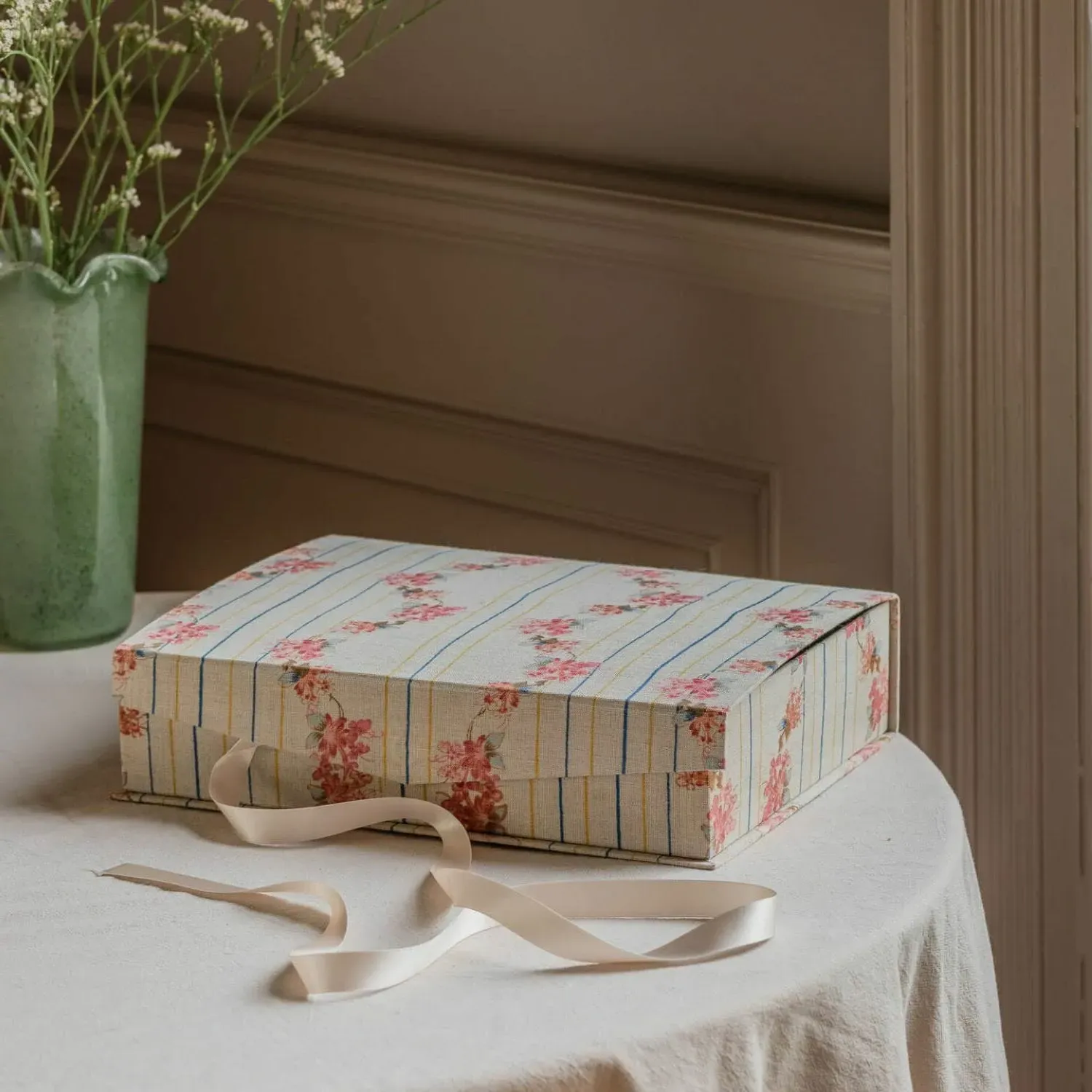 Floral Small Storage Box - Cotton image